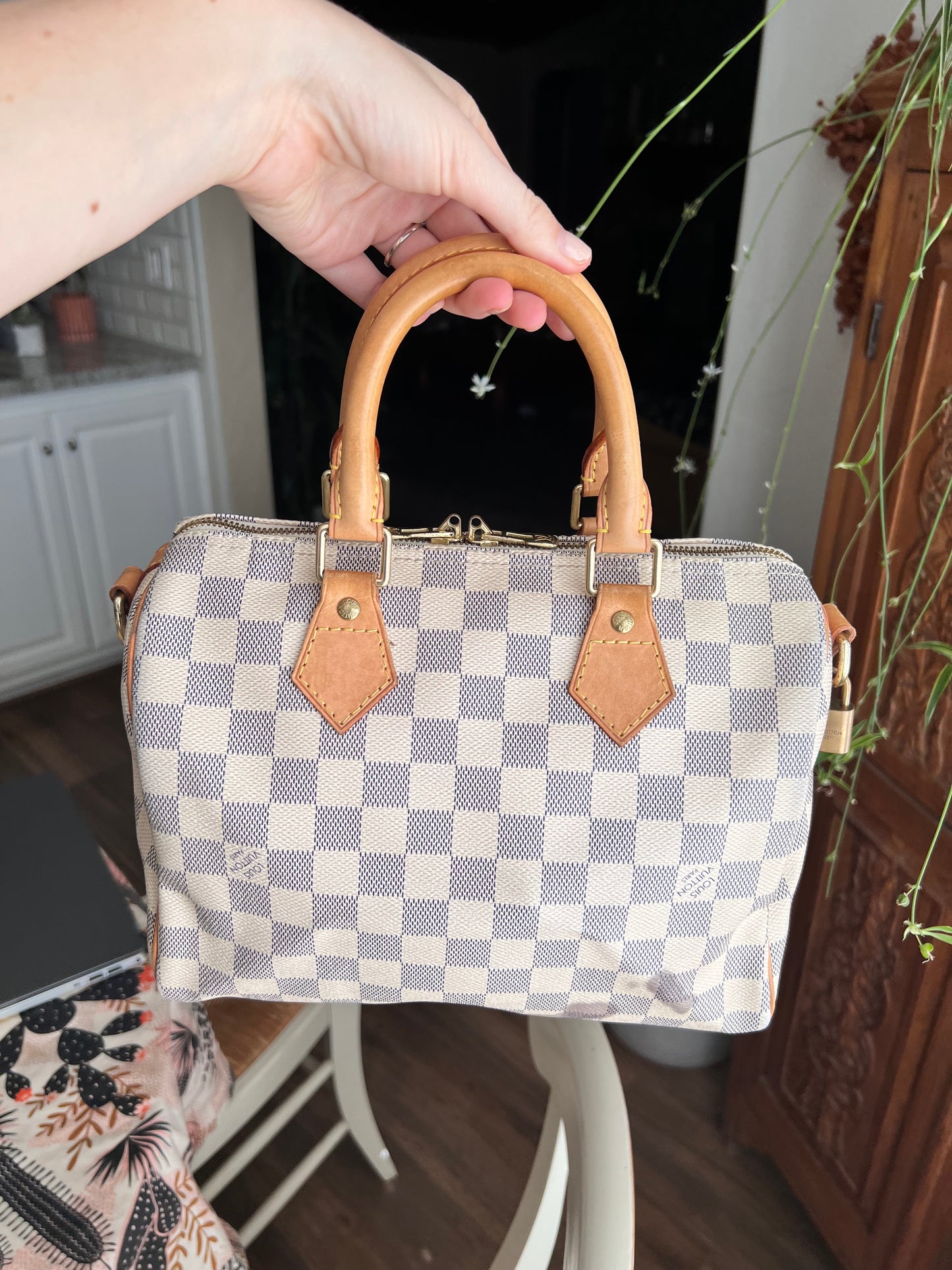 Louis Vuitton Damier Azur speedy 25 bandouliere