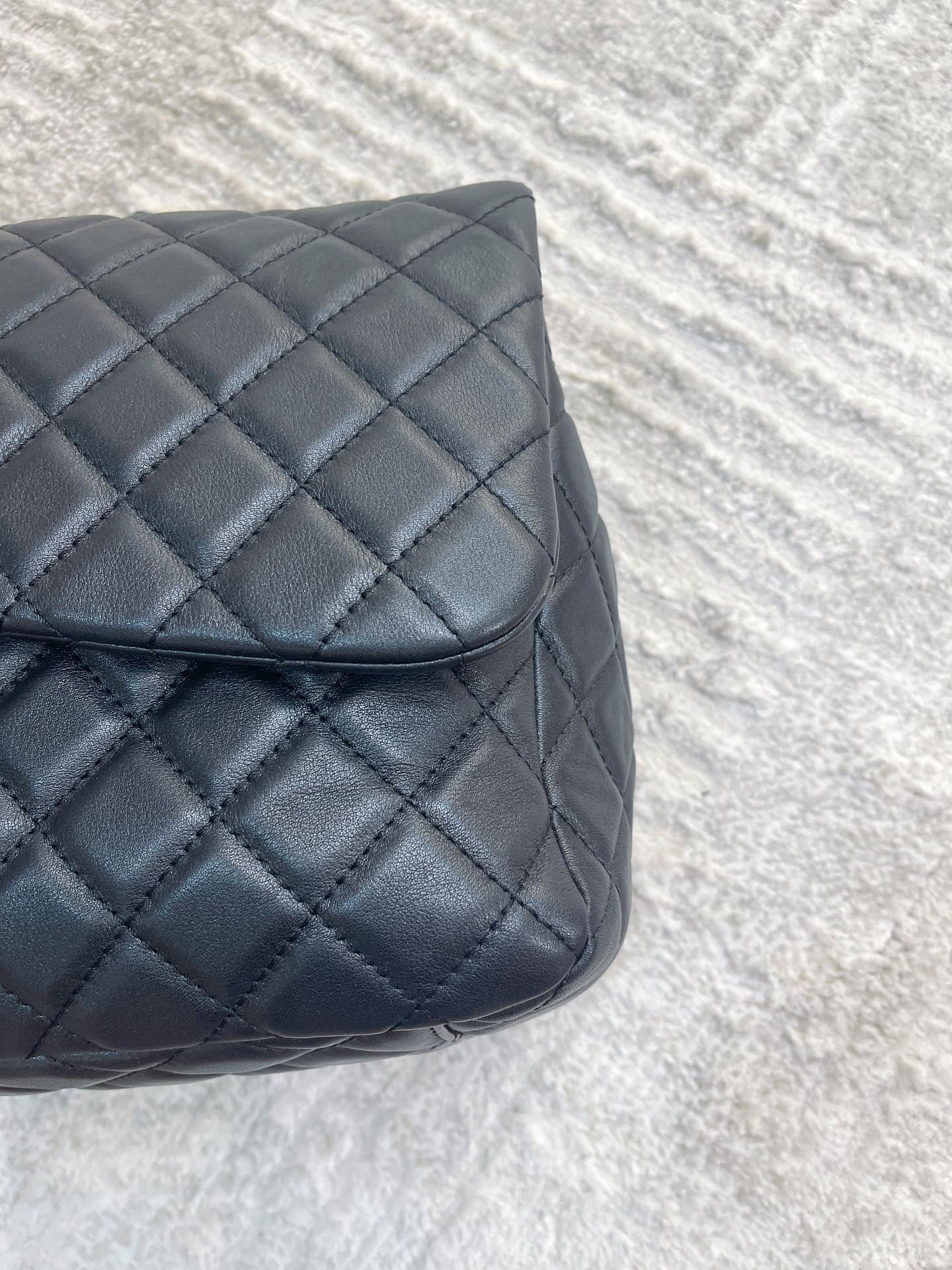 Chanel supermodel airline XXL flap bag