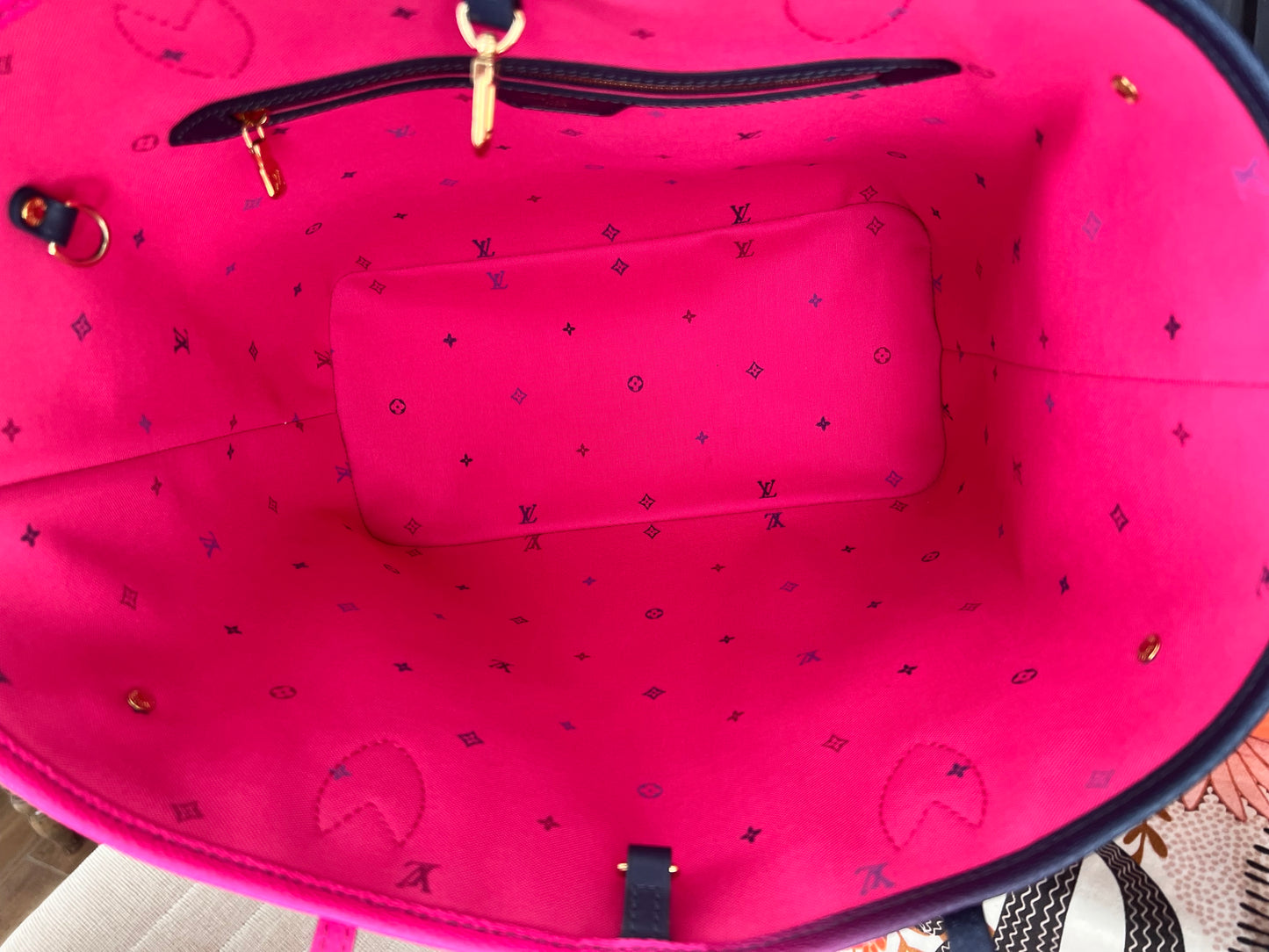 Louis Vuitton spring in the city midnight neverfull tote