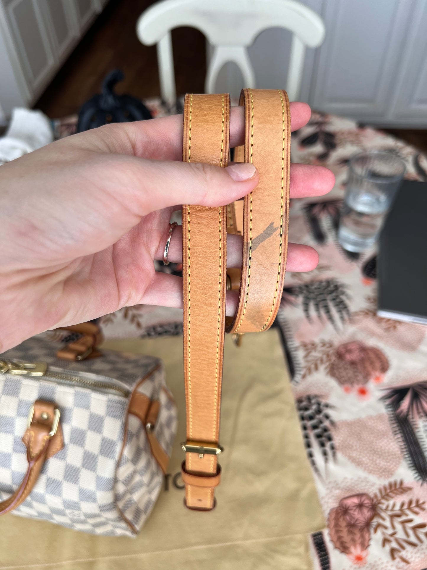 Louis Vuitton Damier Azur speedy 25 bandouliere