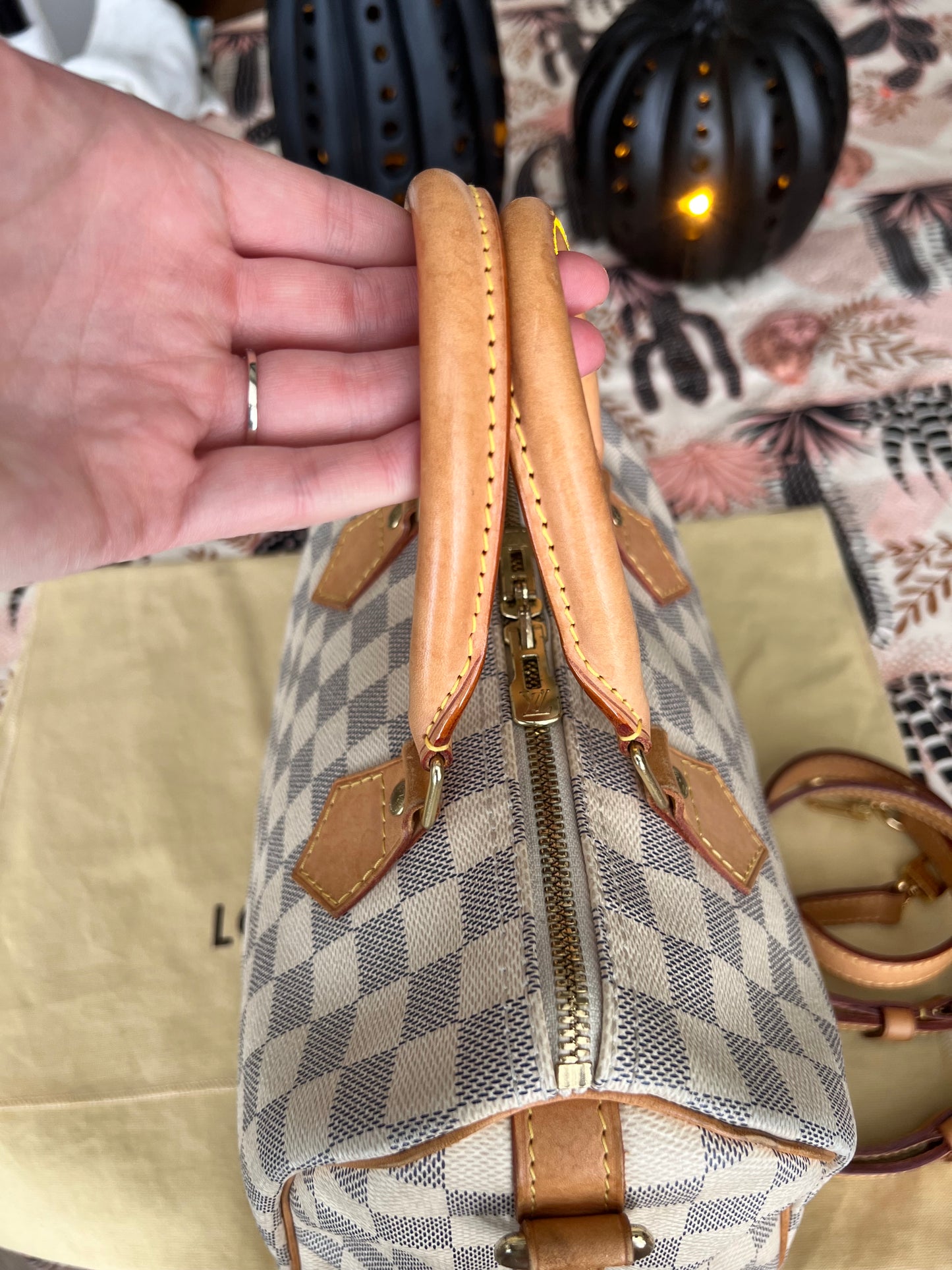 Louis Vuitton Damier Azur speedy 25 bandouliere