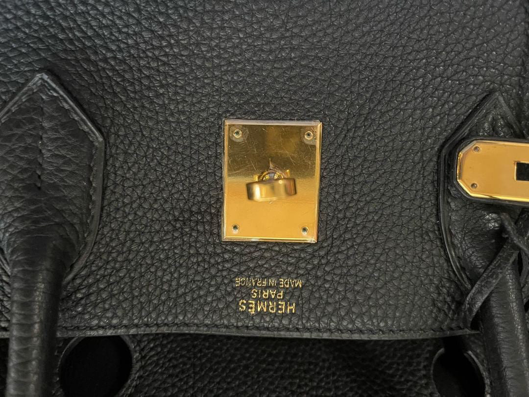 Hermes Birkin 40 black Togo GHW