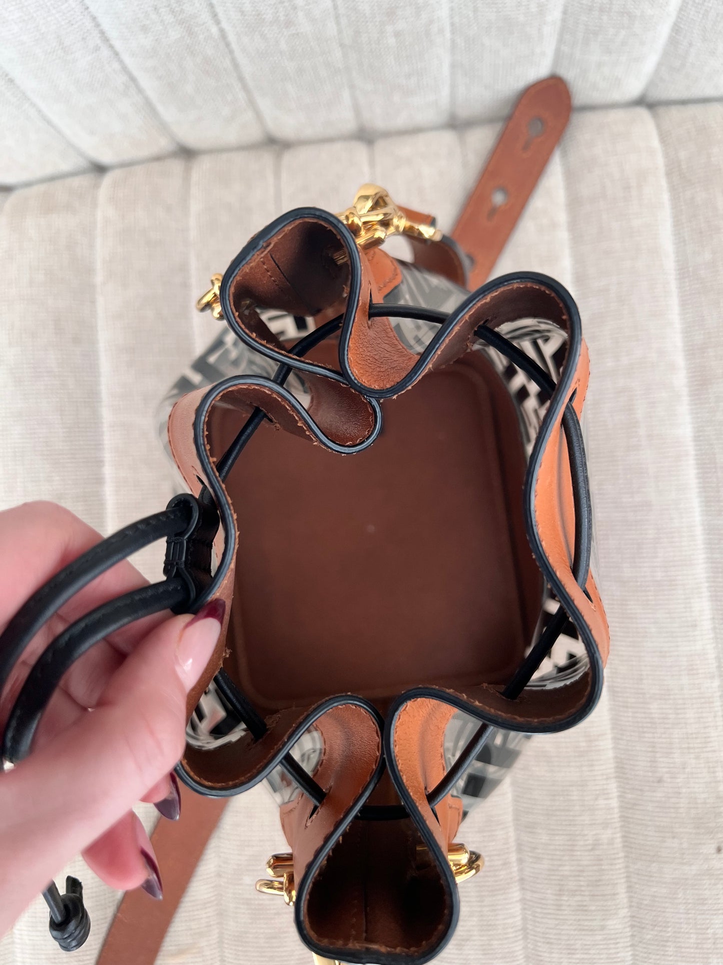 Fendi Zucca mon tresor grande bucket bag