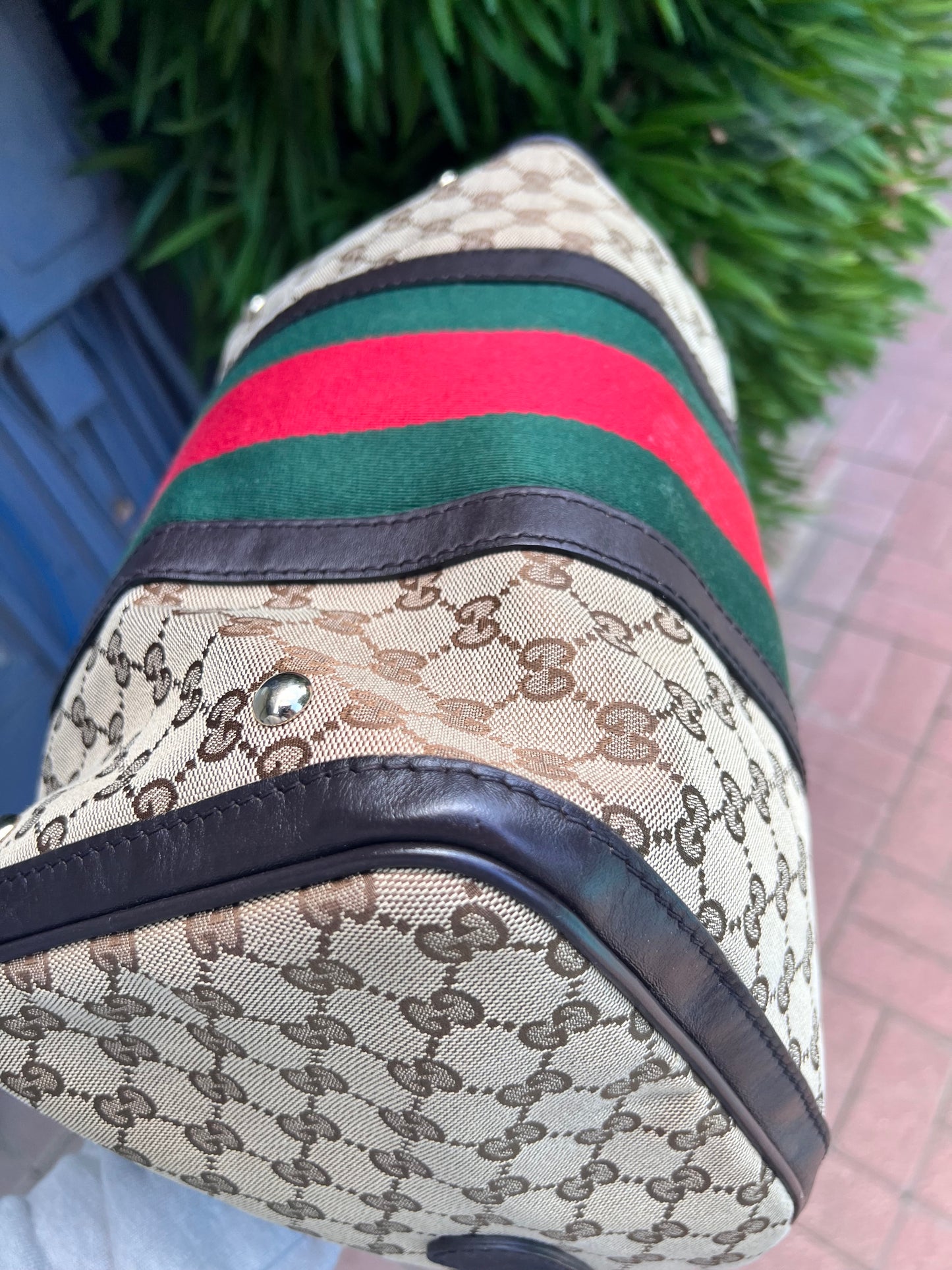 Gucci GG Supreme Boston bag shoulder 2 way tote