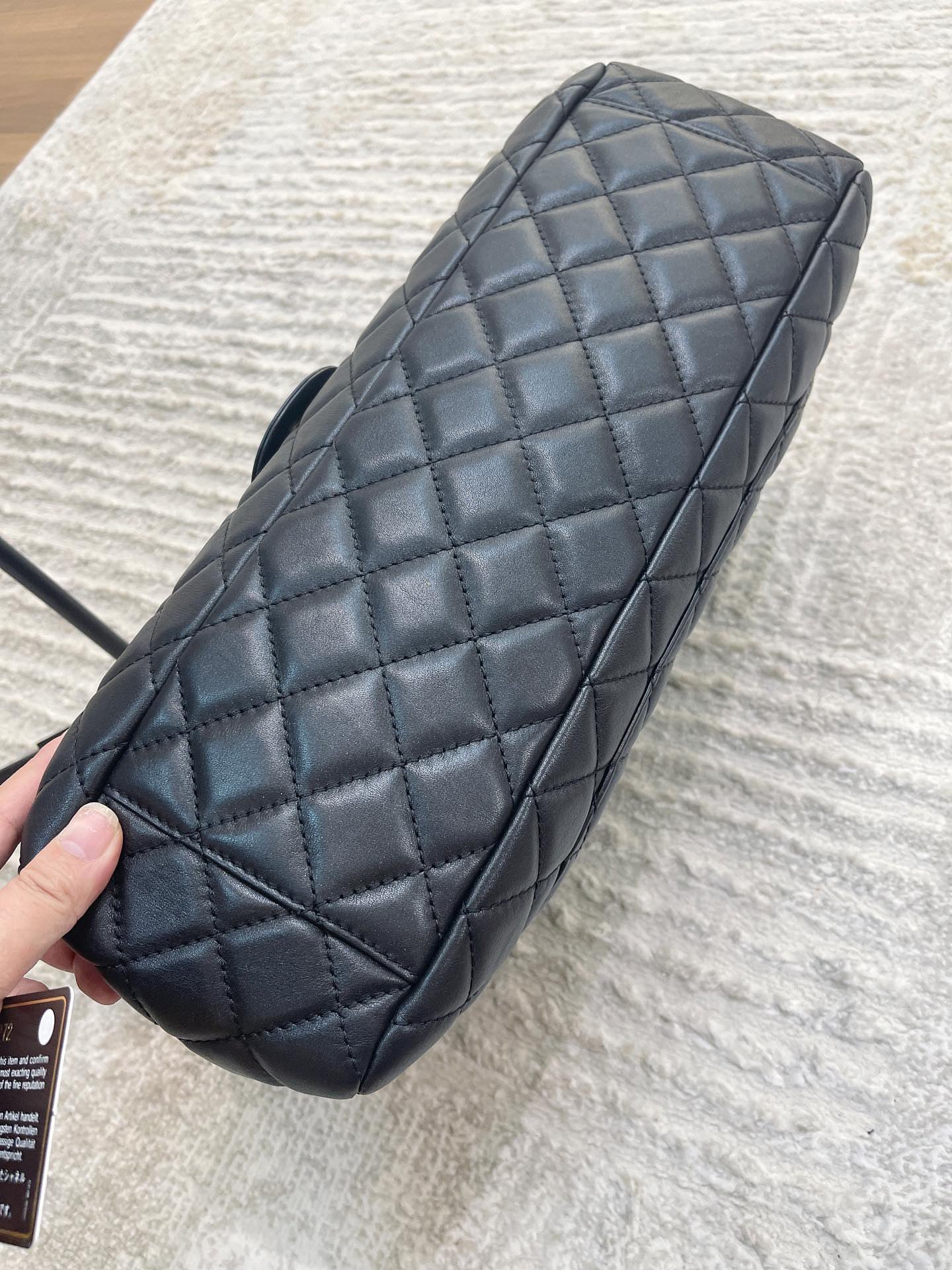 Chanel supermodel airline XXL flap bag