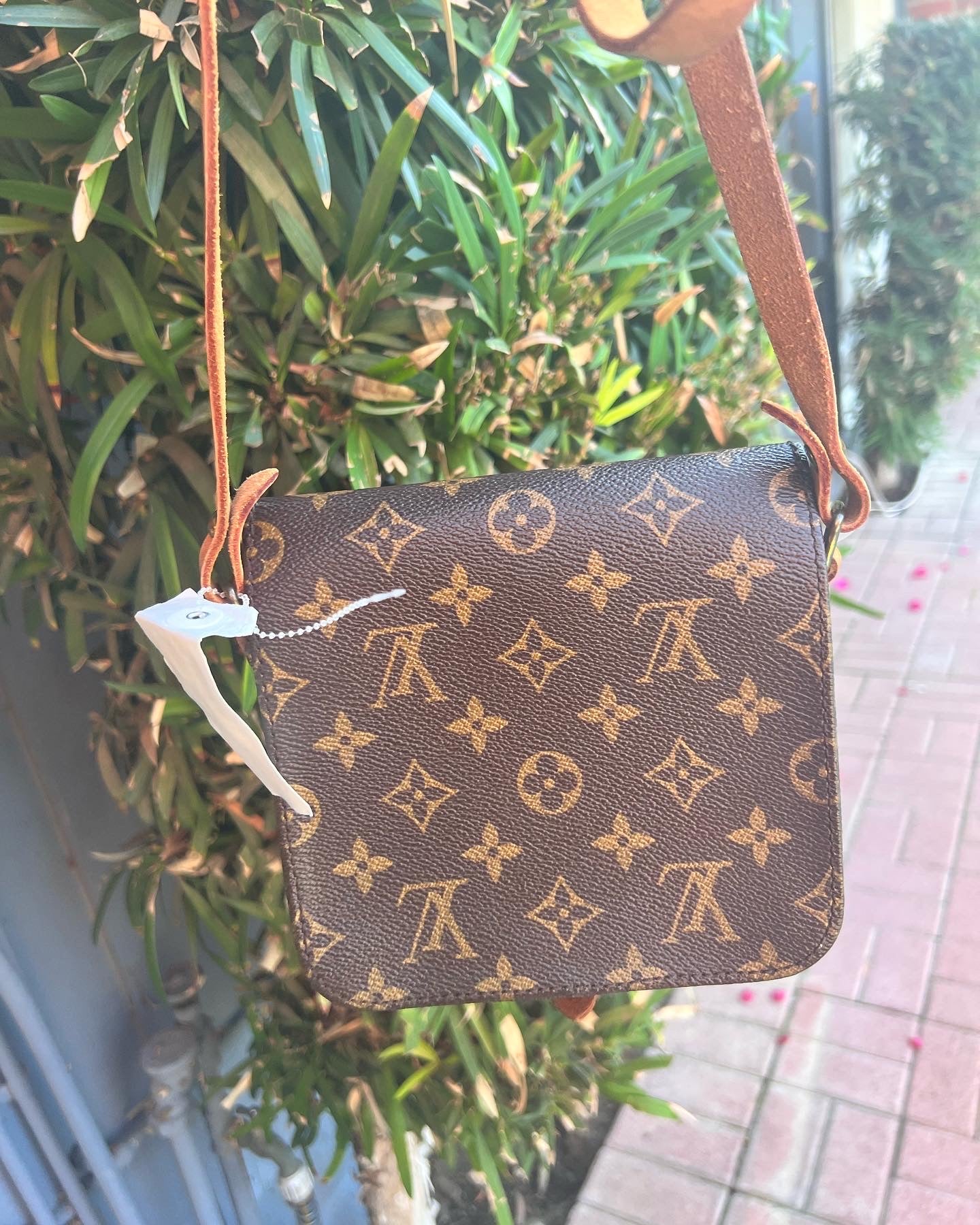 Louis Vuitton vintage monogram cartoucherie pm crossbody bag
