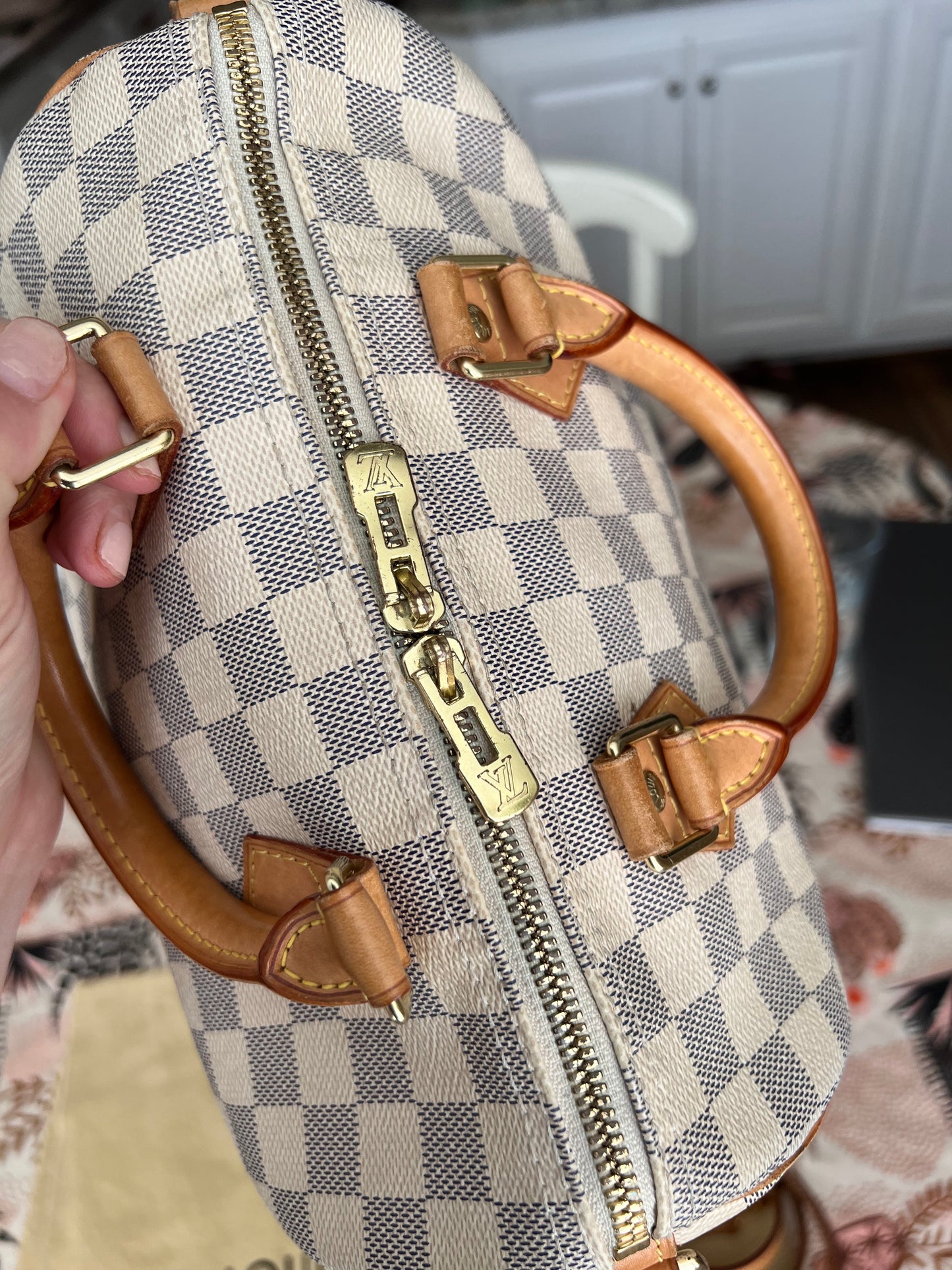 Louis Vuitton Damier Azur speedy 25 bandouliere
