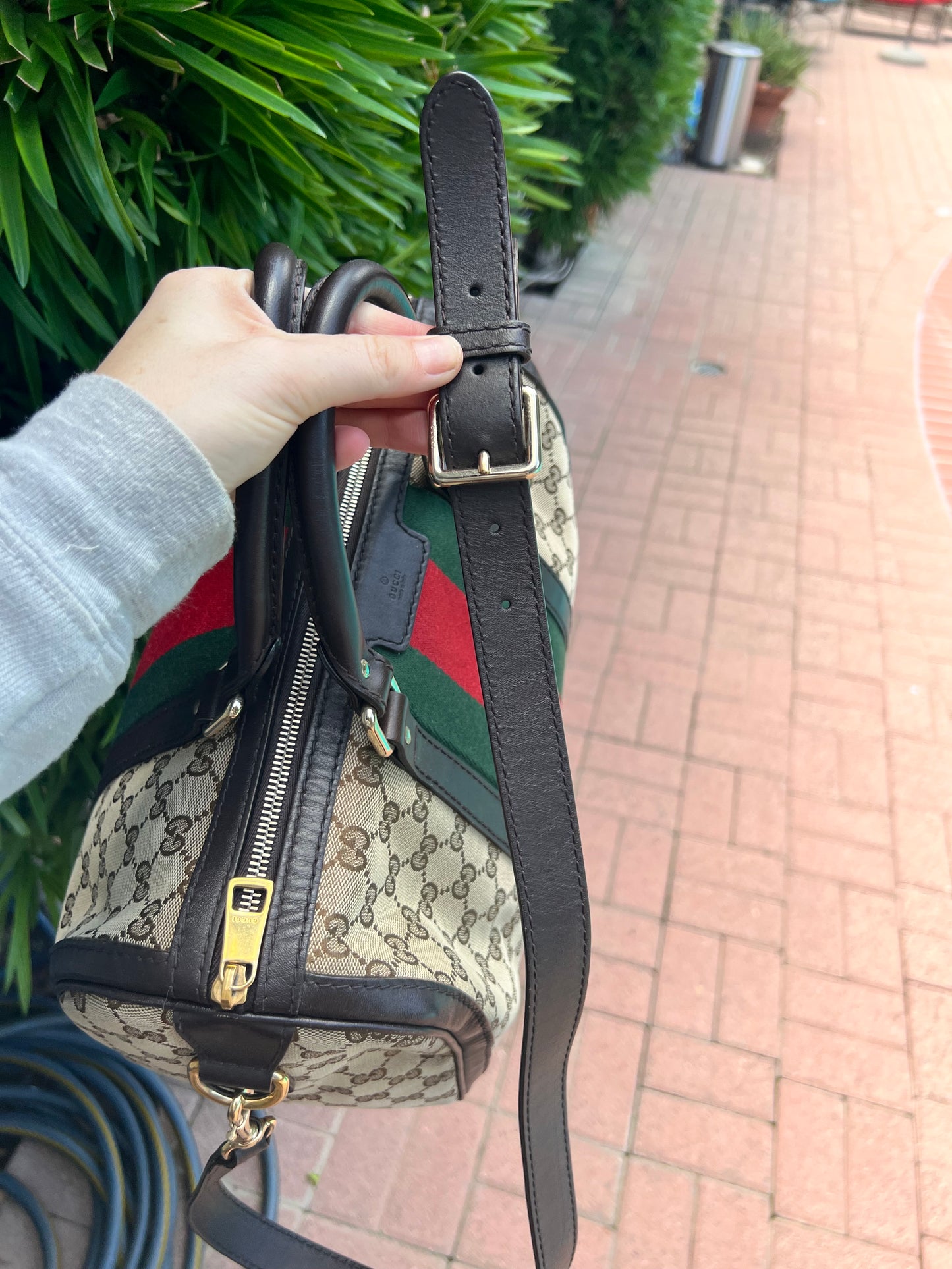 Gucci GG Supreme Boston bag shoulder 2 way tote