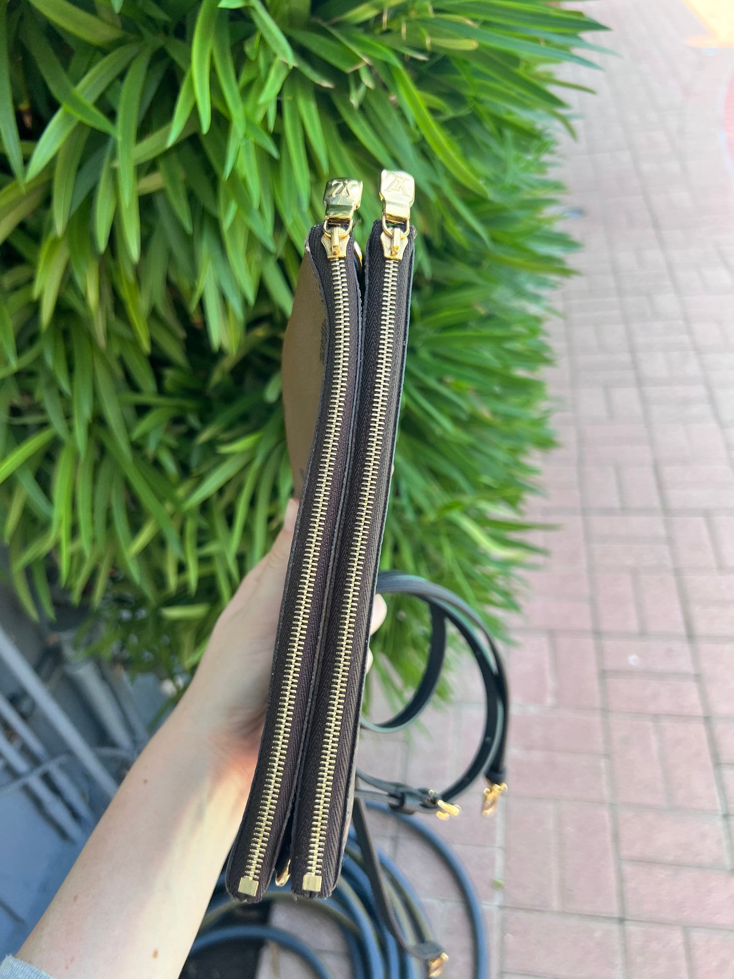 Louis Vuitton giant monogram double zip crossbody