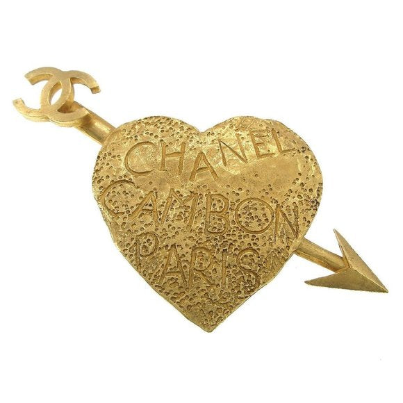 Chanel 1993 Heart & Arrow brooch bundle