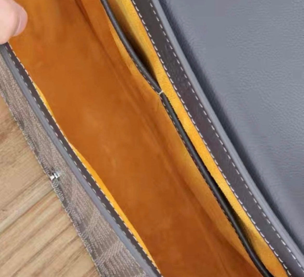 Goyard Goyardine gray 233 flap bag - partial payment