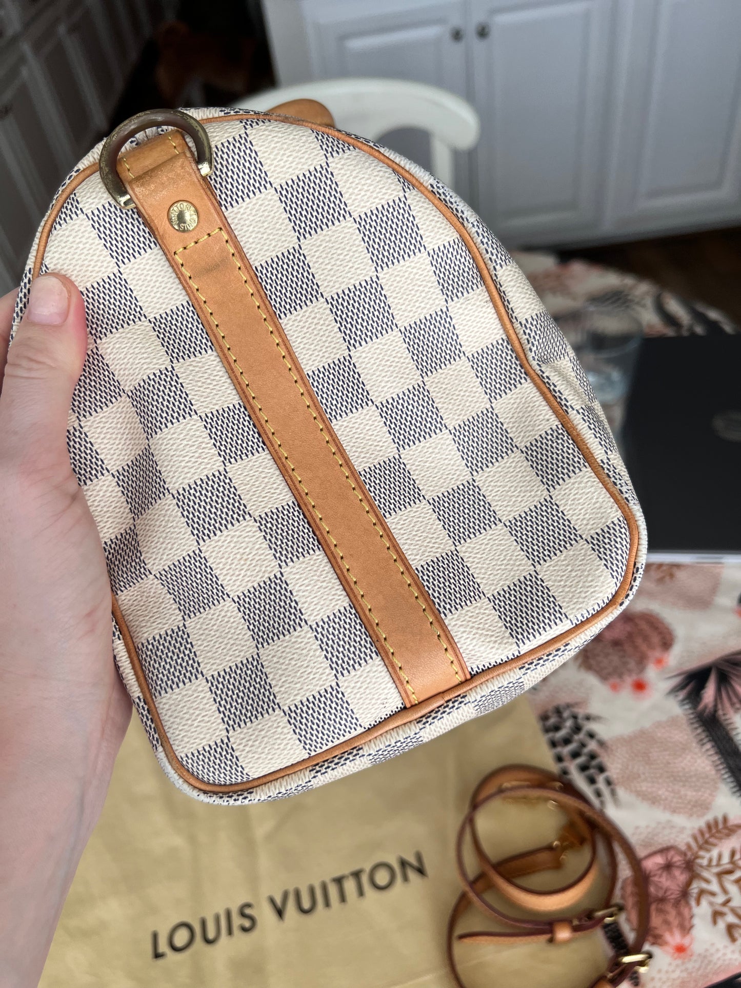 Louis Vuitton Damier Azur speedy 25 bandouliere