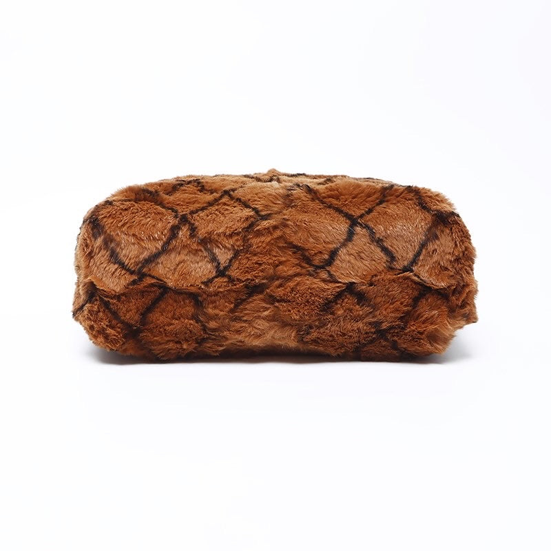 Rare Chanel rabbit fur large tote