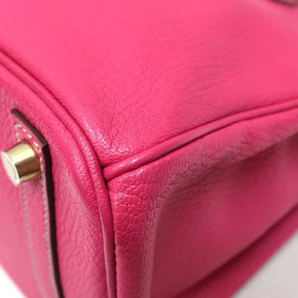 Hermes birkin 30 rose tyrien chèvre GHW special order