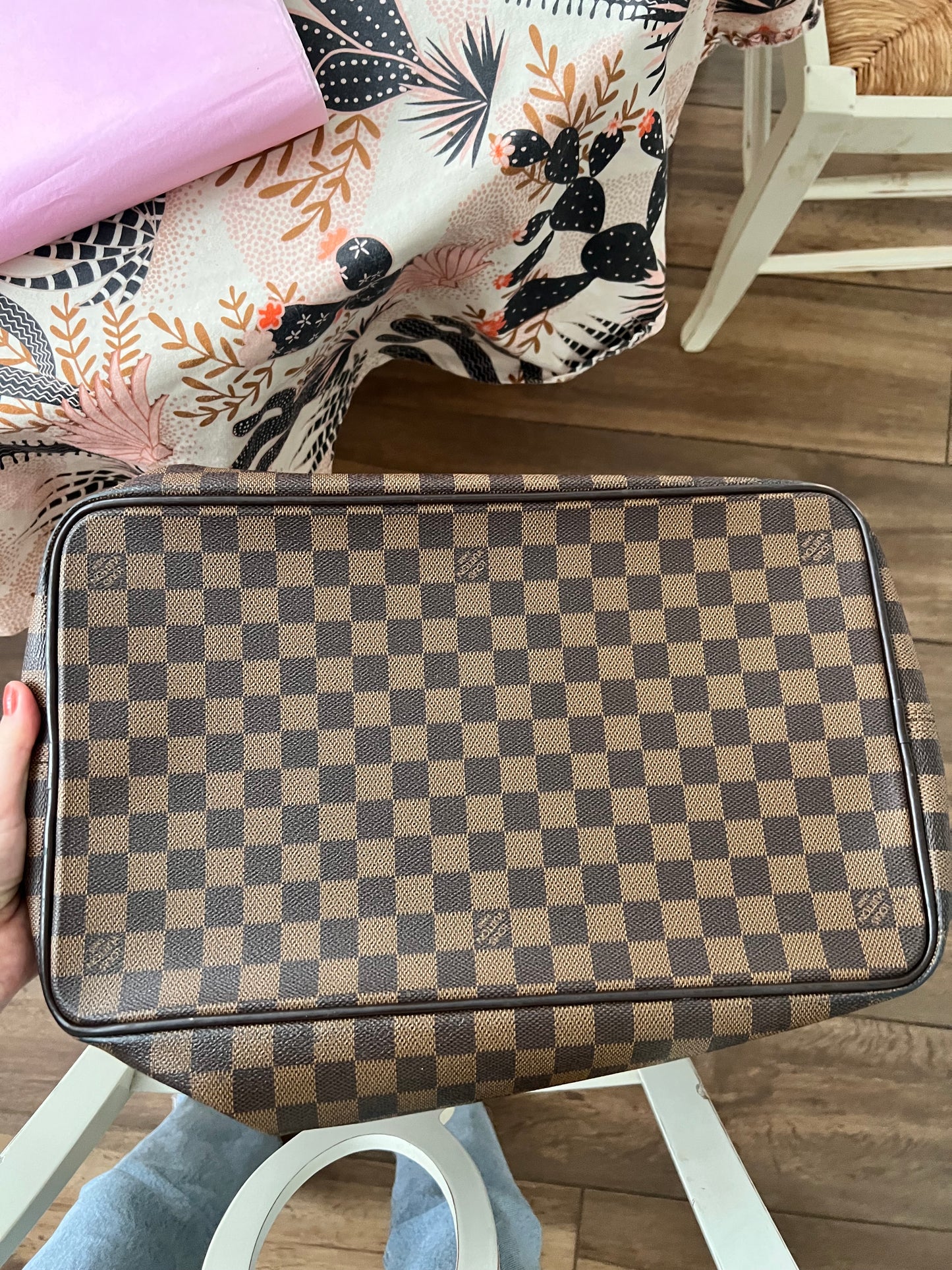 Louis Vuitton Damier Ebene Greenwhich travel weekender bag