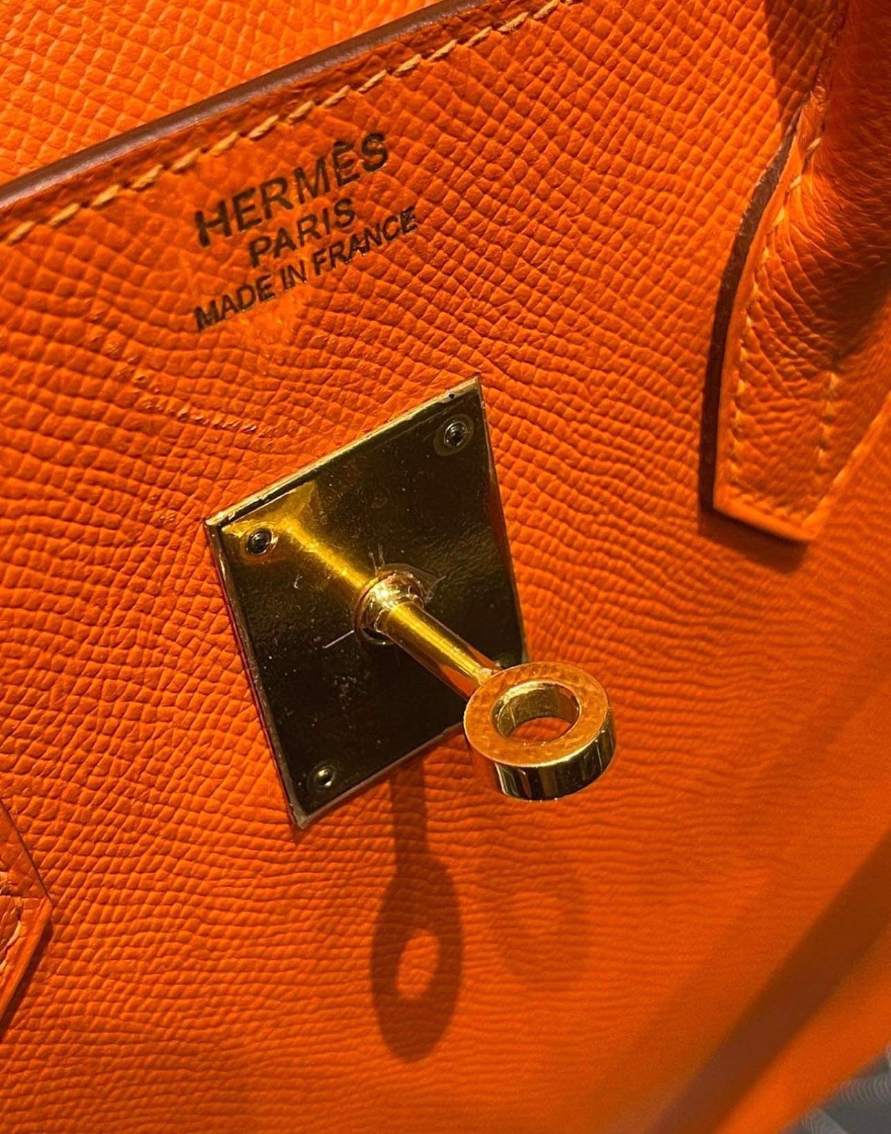 Hermes Birkin 35 Epsom orange GHW - partial payment