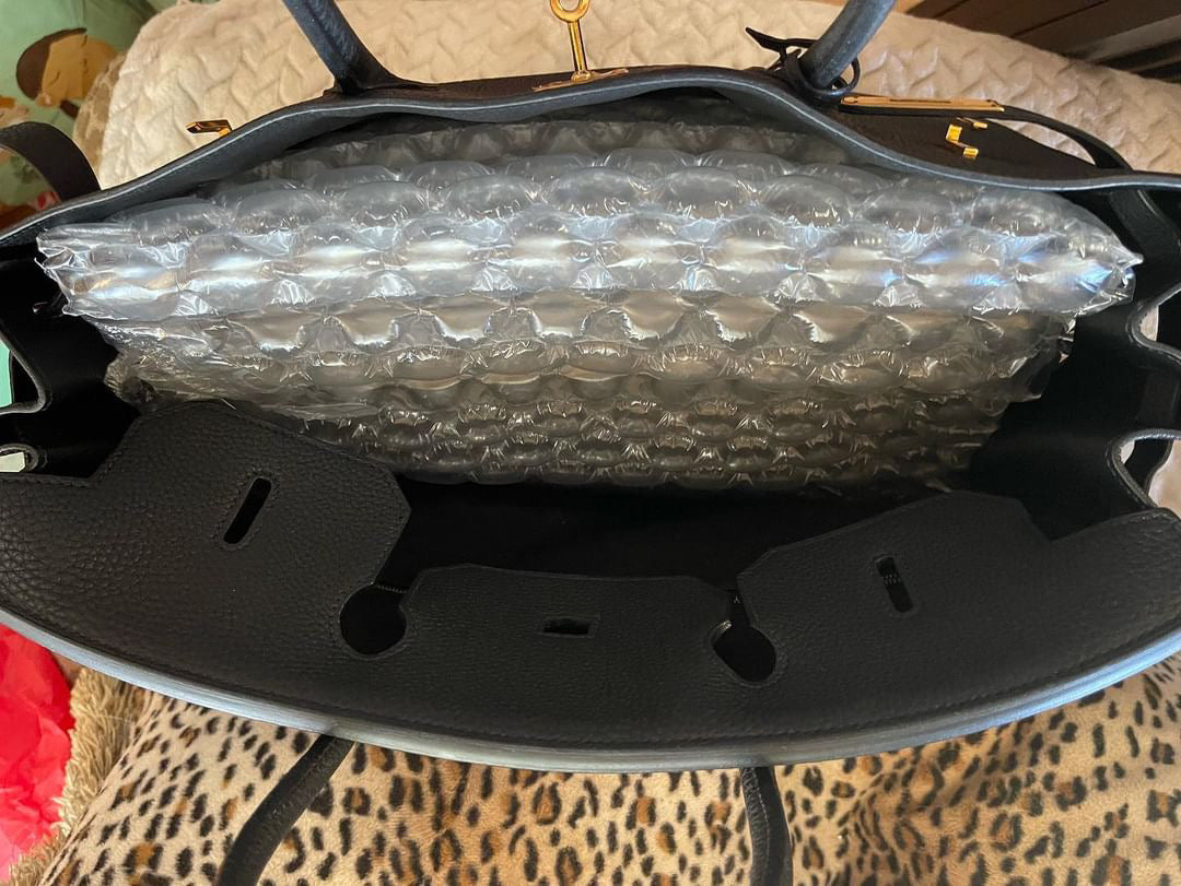 Hermes Birkin 40 black Togo GHW