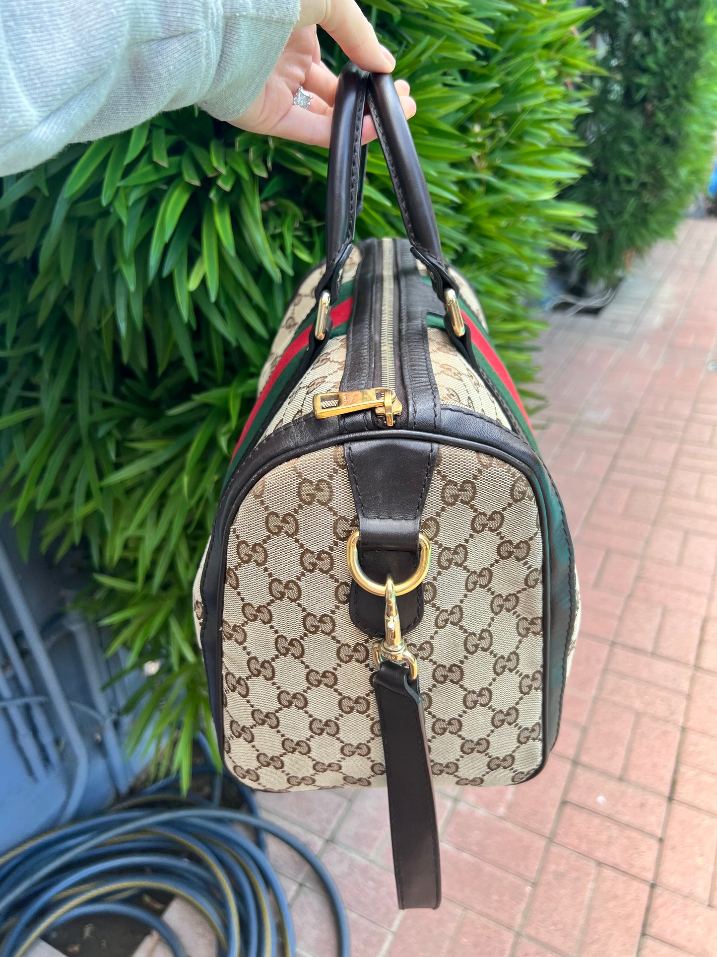 Gucci GG Supreme Boston bag shoulder 2 way tote