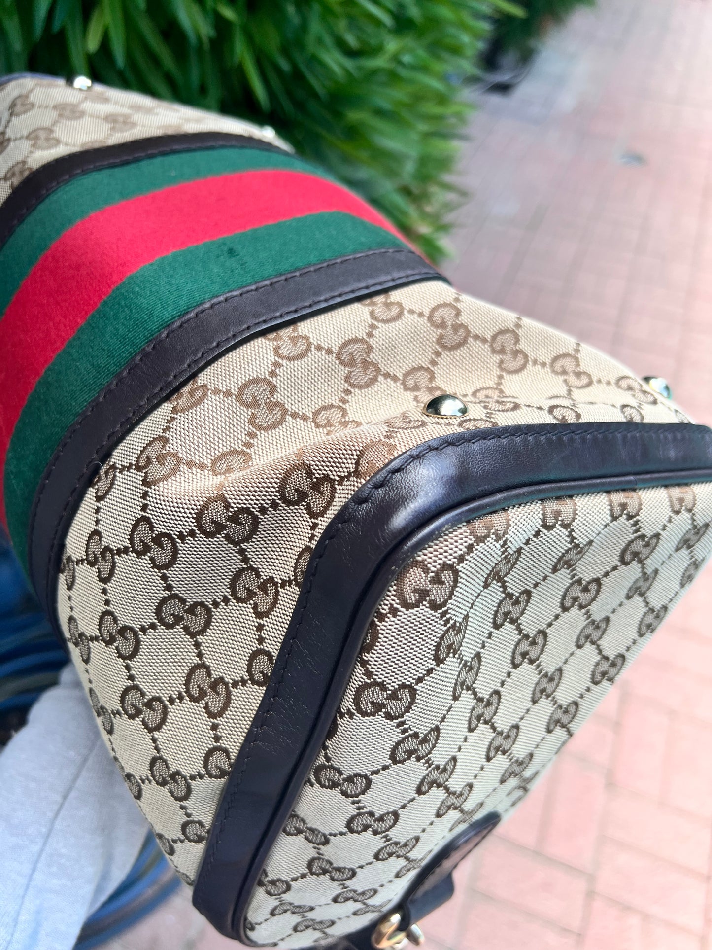 Gucci GG Supreme Boston bag shoulder 2 way tote
