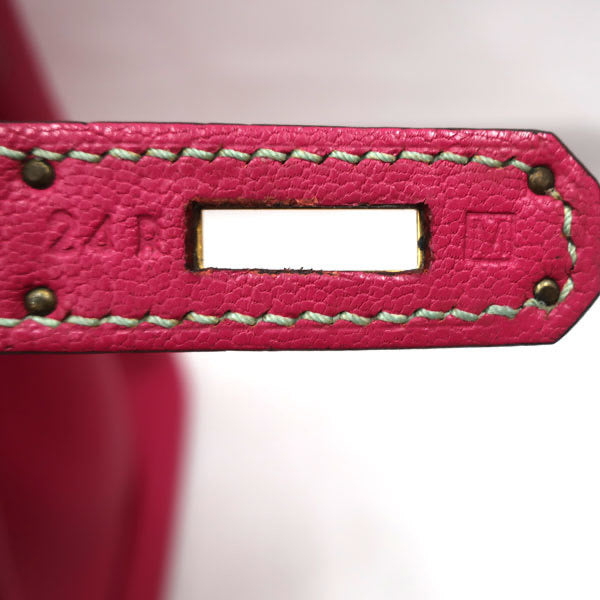 Hermes birkin 30 rose tyrien chèvre GHW special order