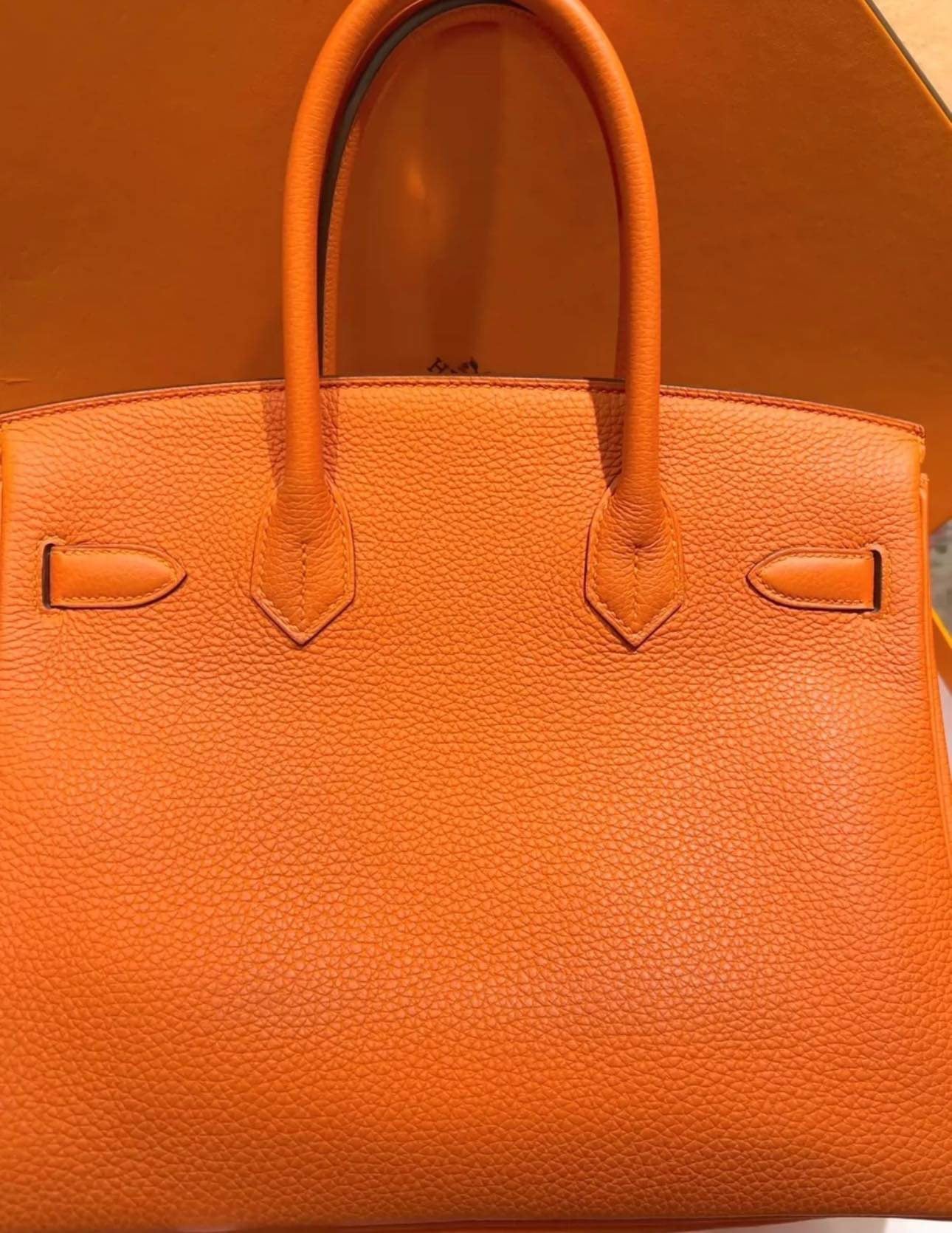Hermes Togo H orange Togo GHW -partial payment