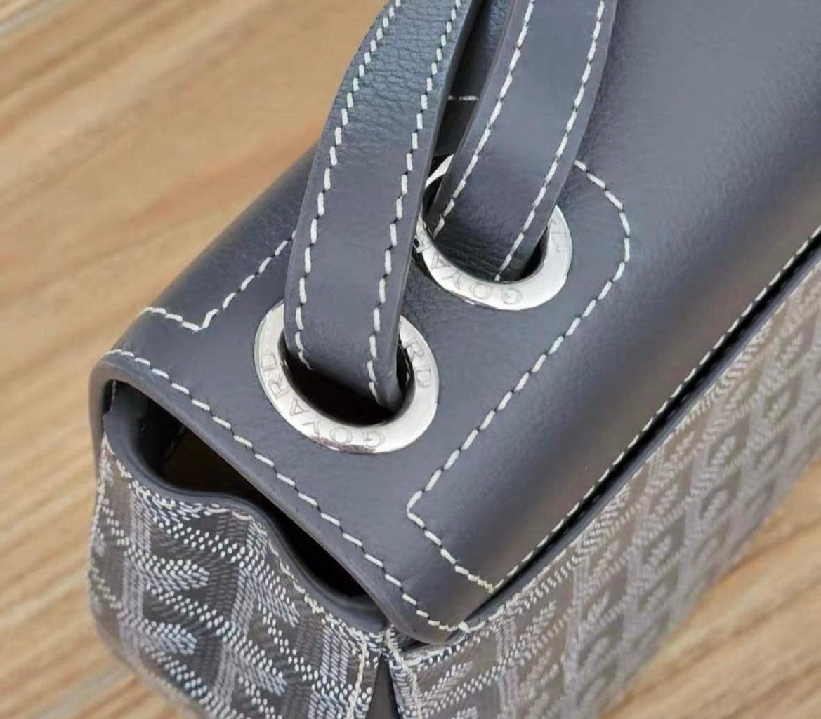 Goyard Goyardine gray 233 flap bag - partial payment