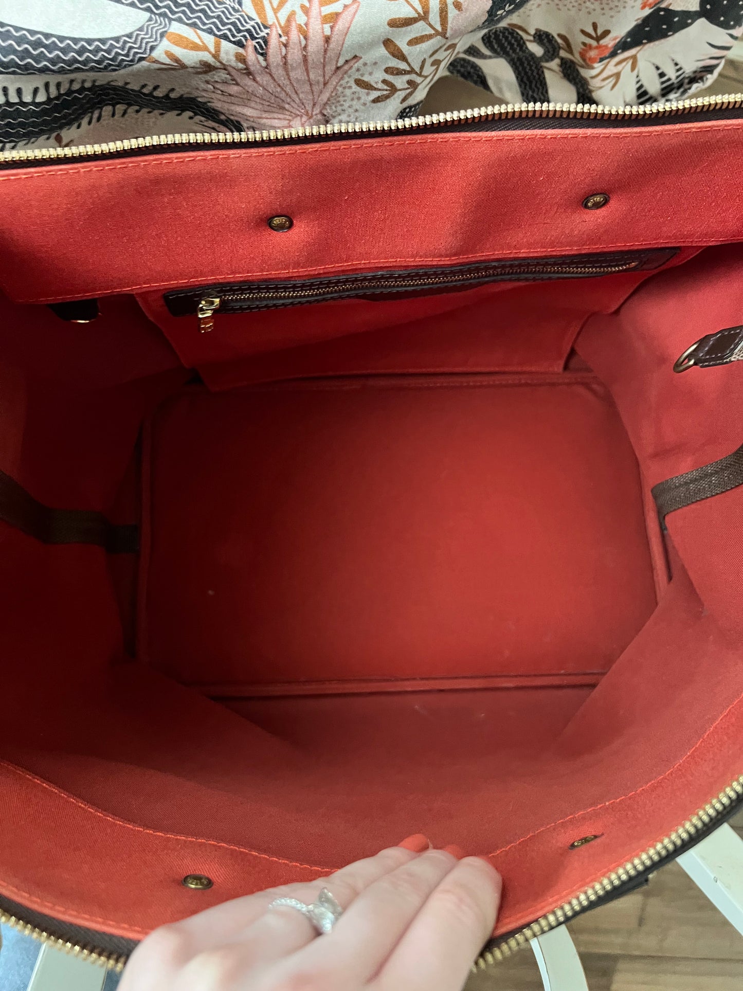 Louis Vuitton Damier Ebene Greenwhich travel weekender bag