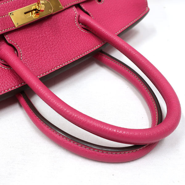 Hermes birkin 30 rose tyrien chèvre GHW special order