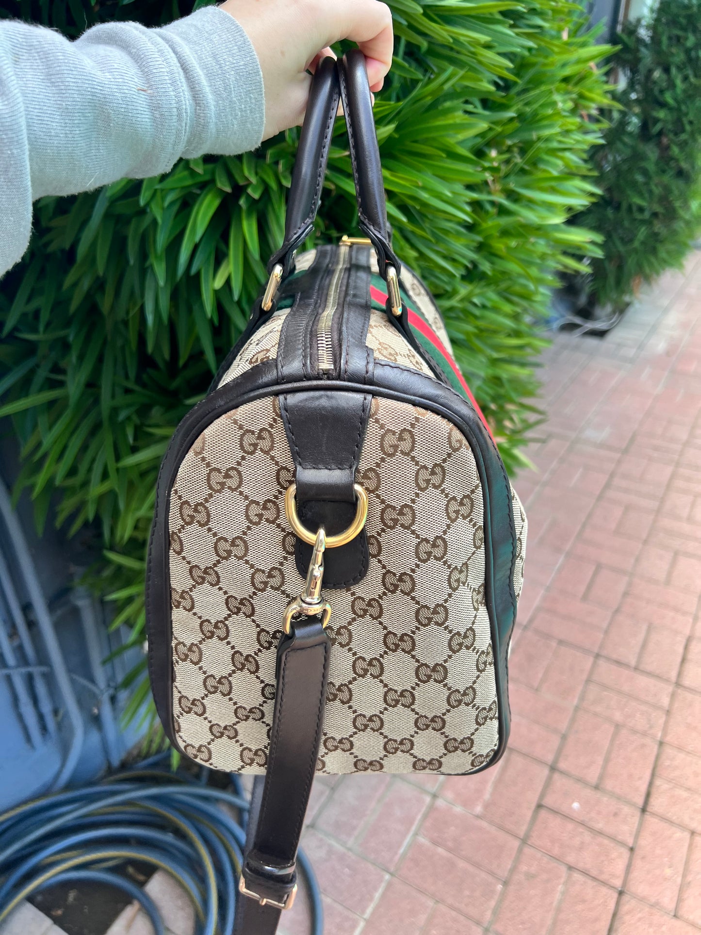 Gucci GG Supreme Boston bag shoulder 2 way tote