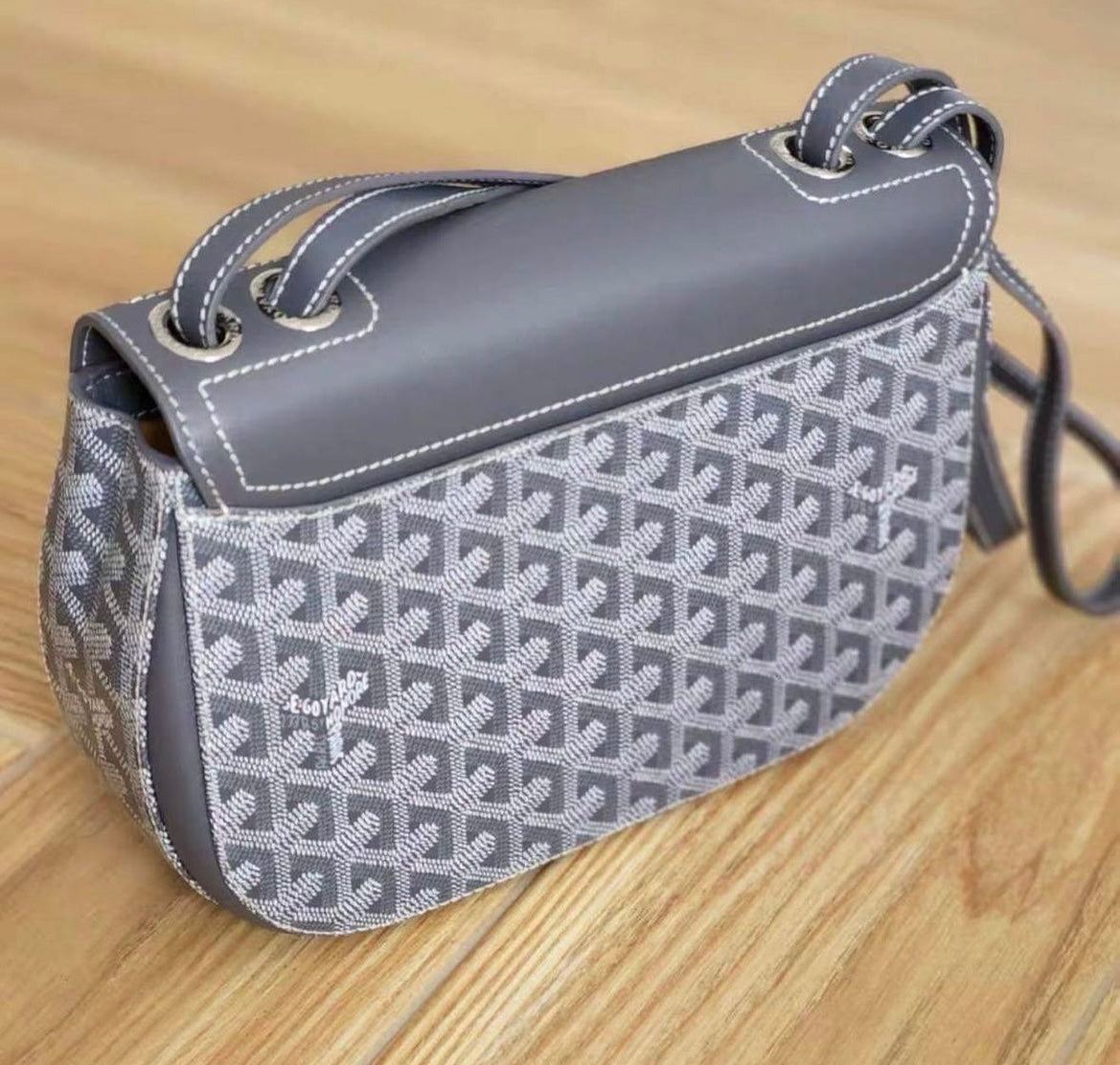 Goyard Goyardine gray 233 flap bag - partial payment