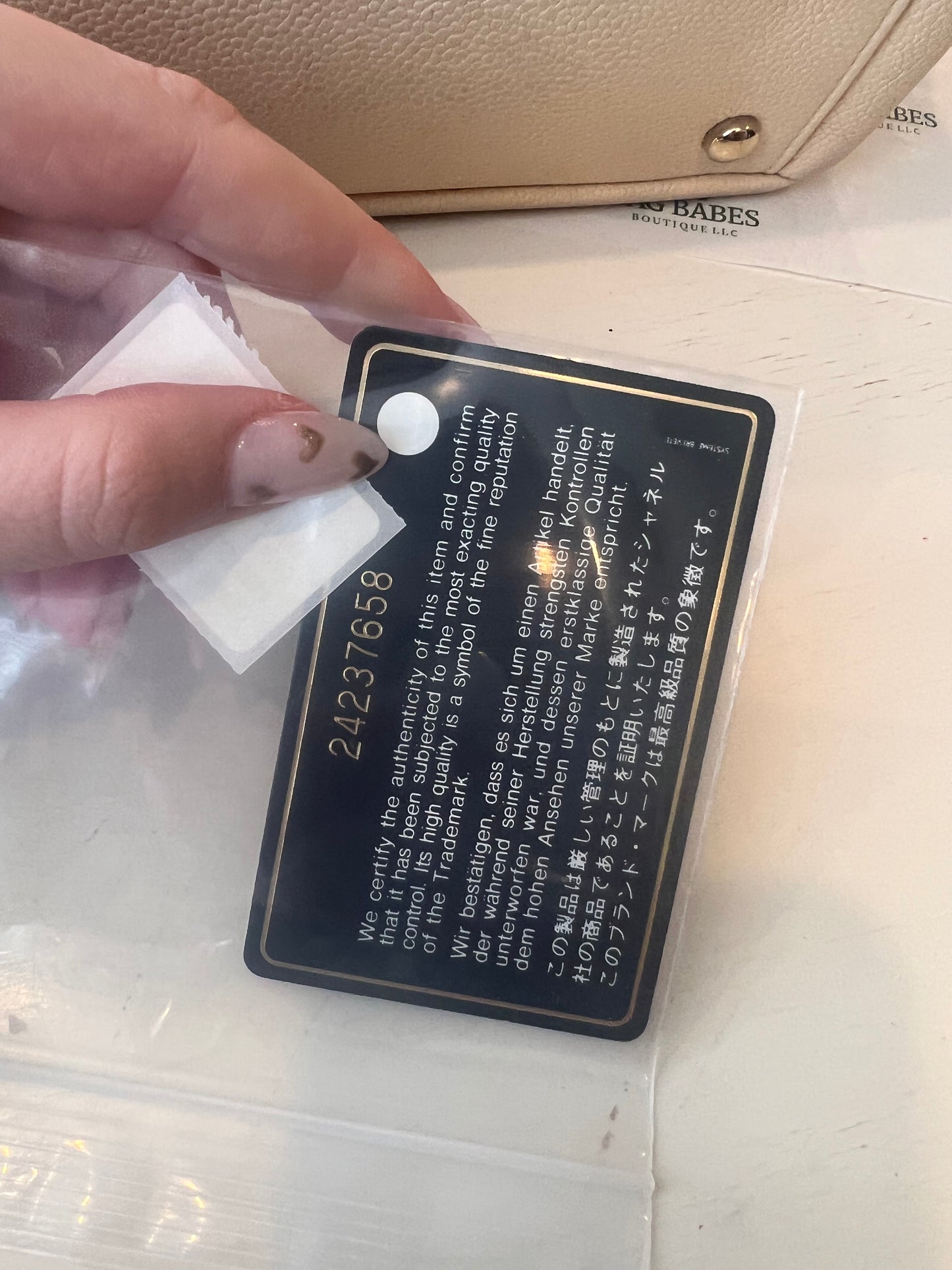 Chanel cream caviar double sided 2 way bag