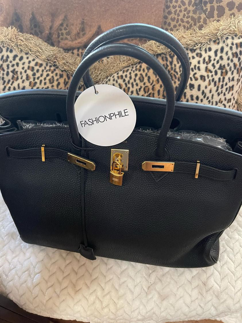 Hermes Birkin 40 black Togo GHW