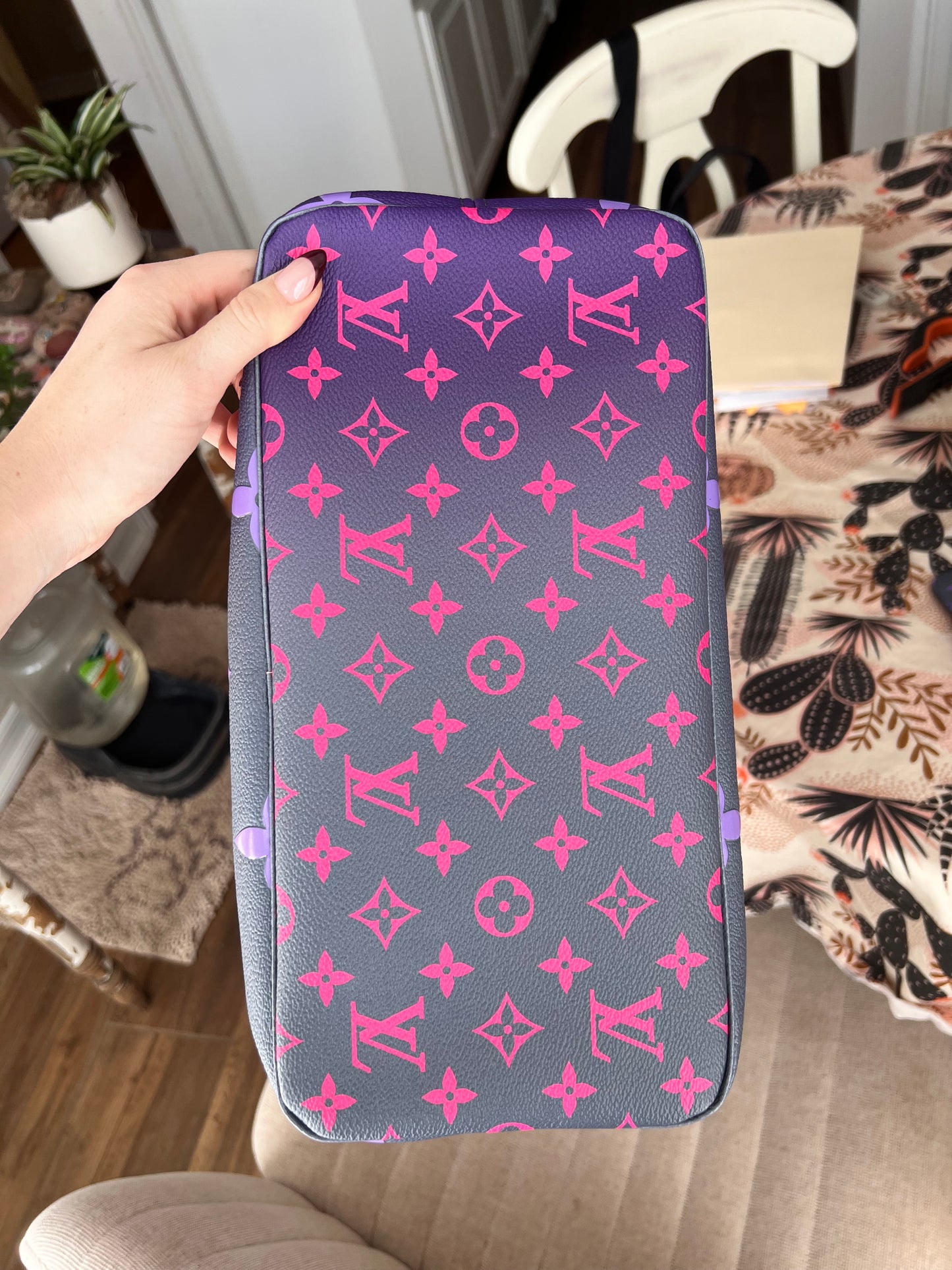 Louis Vuitton spring in the city midnight neverfull tote