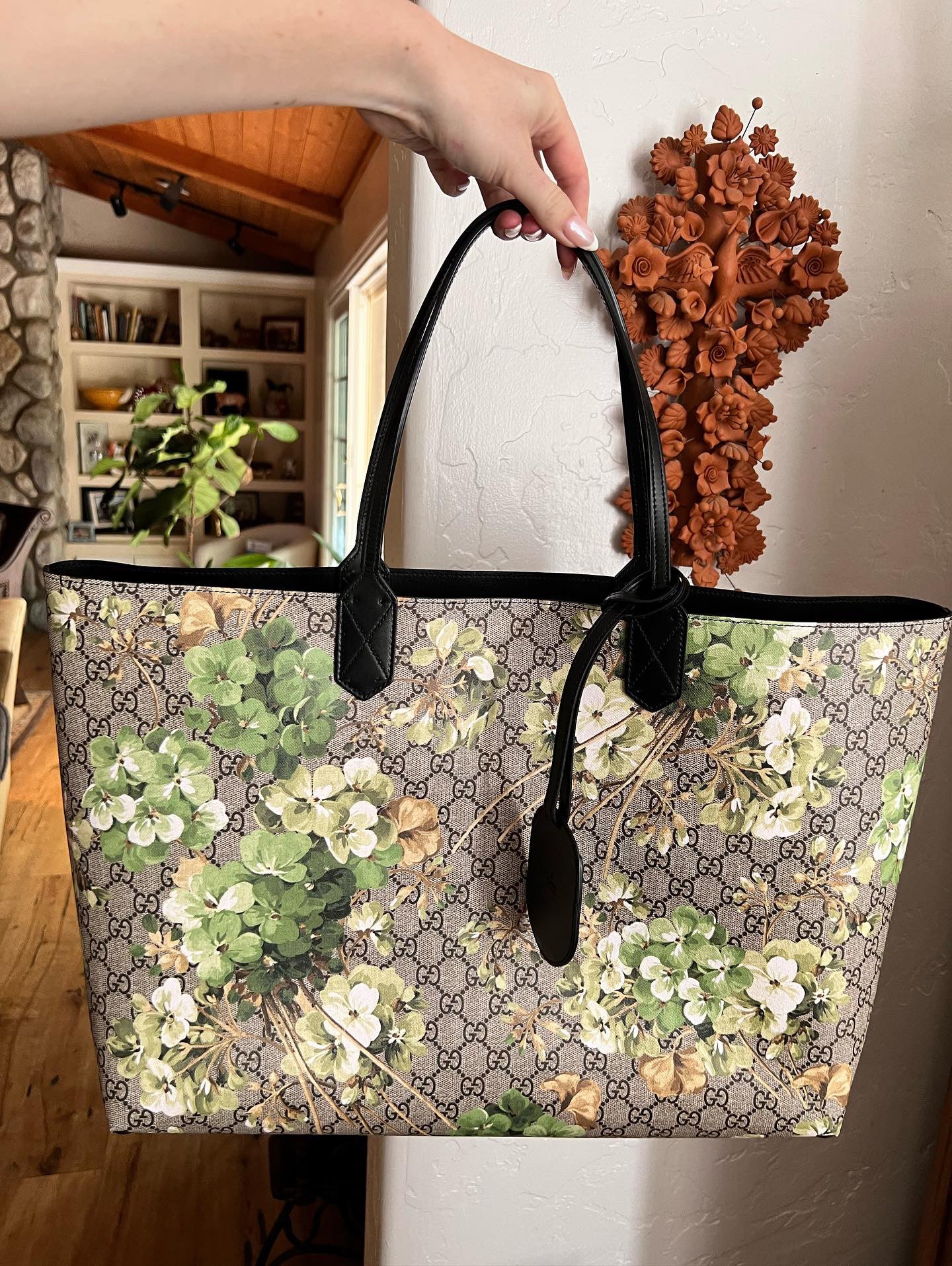 Gucci green blooms tote - PARTIAL payment