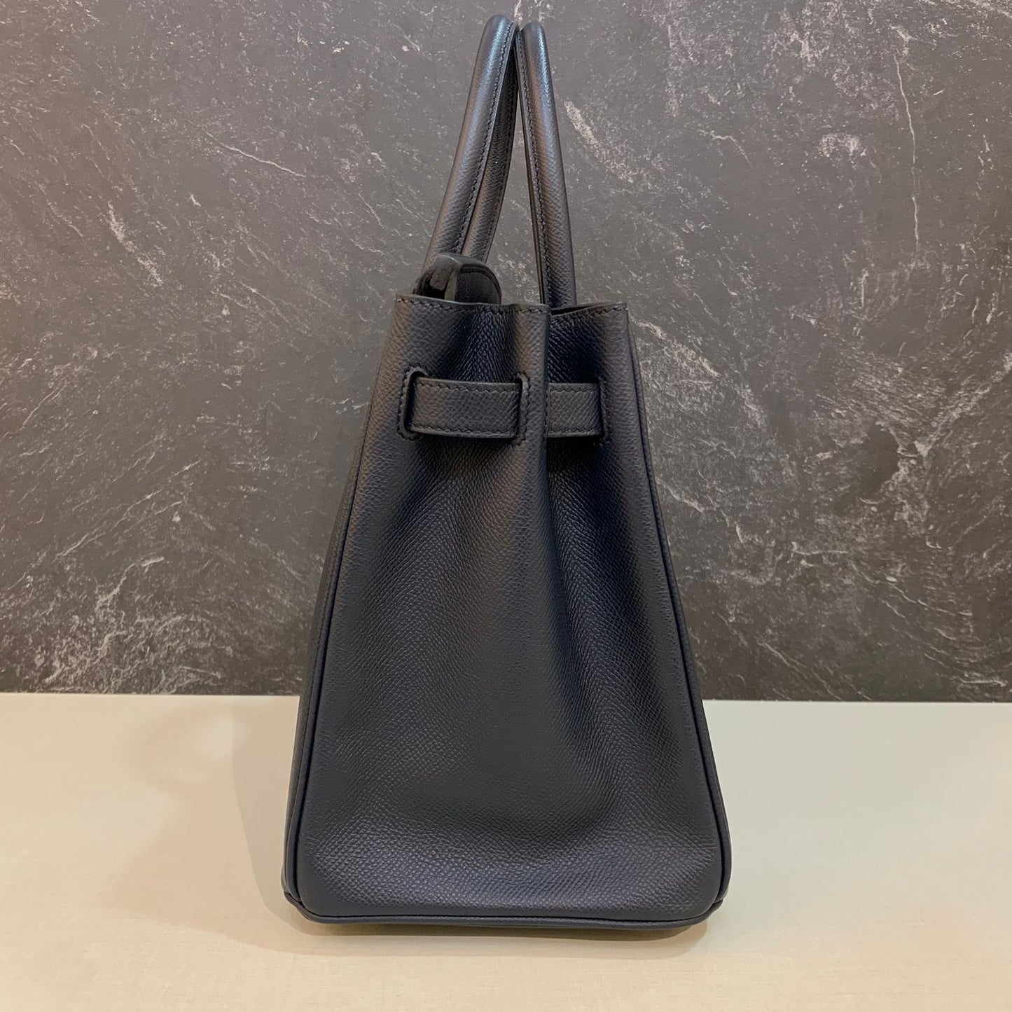 Hermes Birkin 30 Epsom Indigo GHW Stamp Y