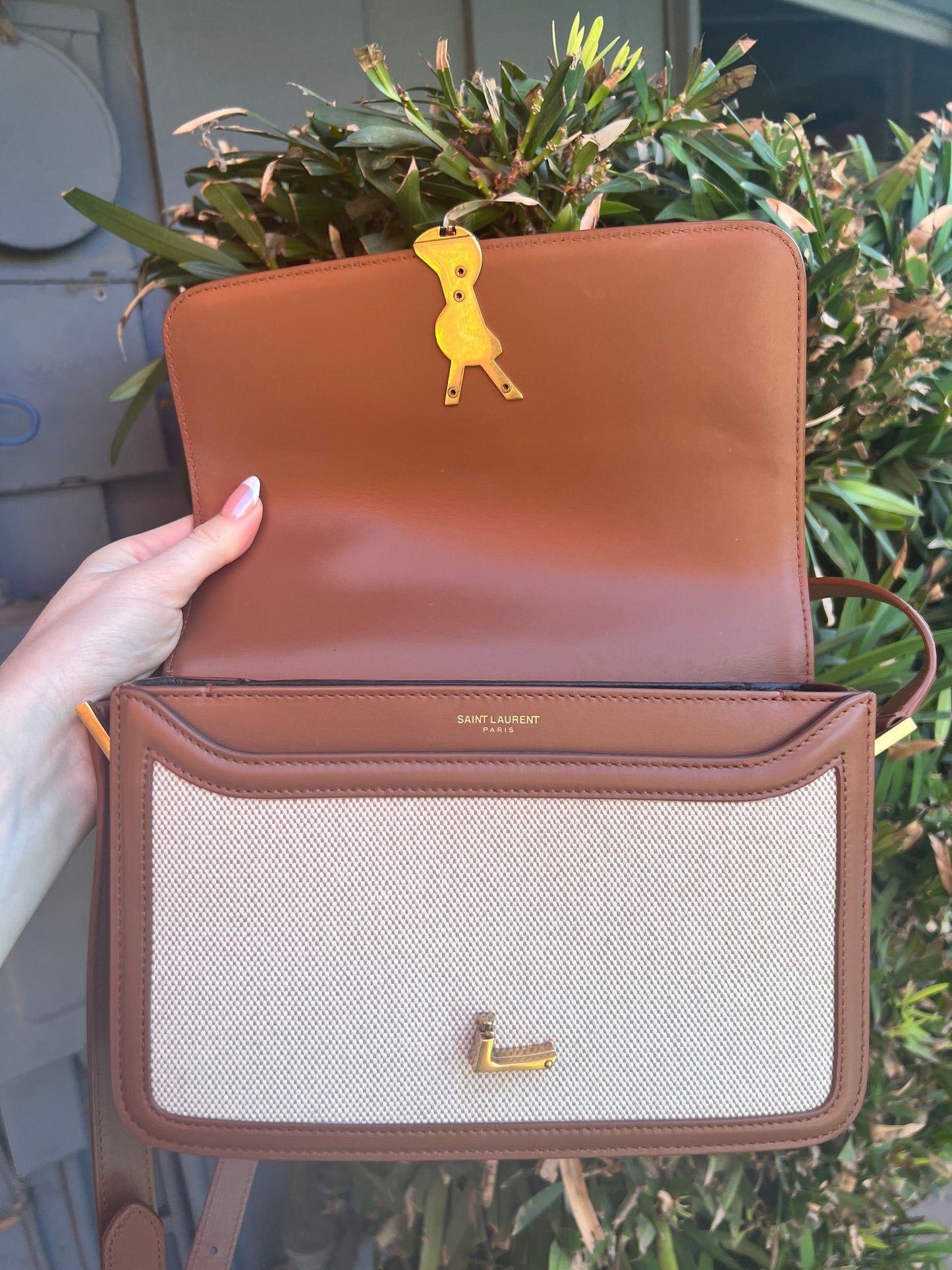 YSL Solferino medium flap bag