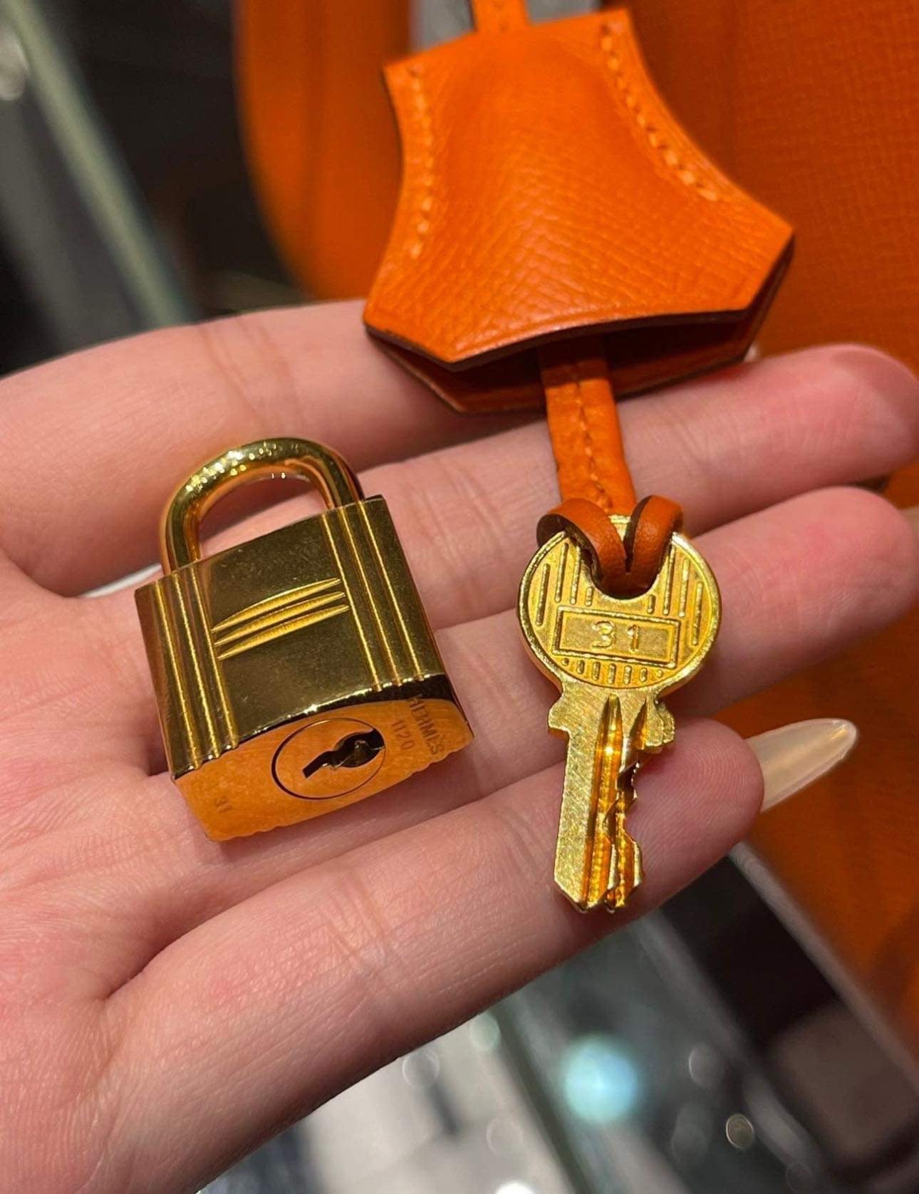 Hermes Birkin 35 Epsom orange GHW - partial payment