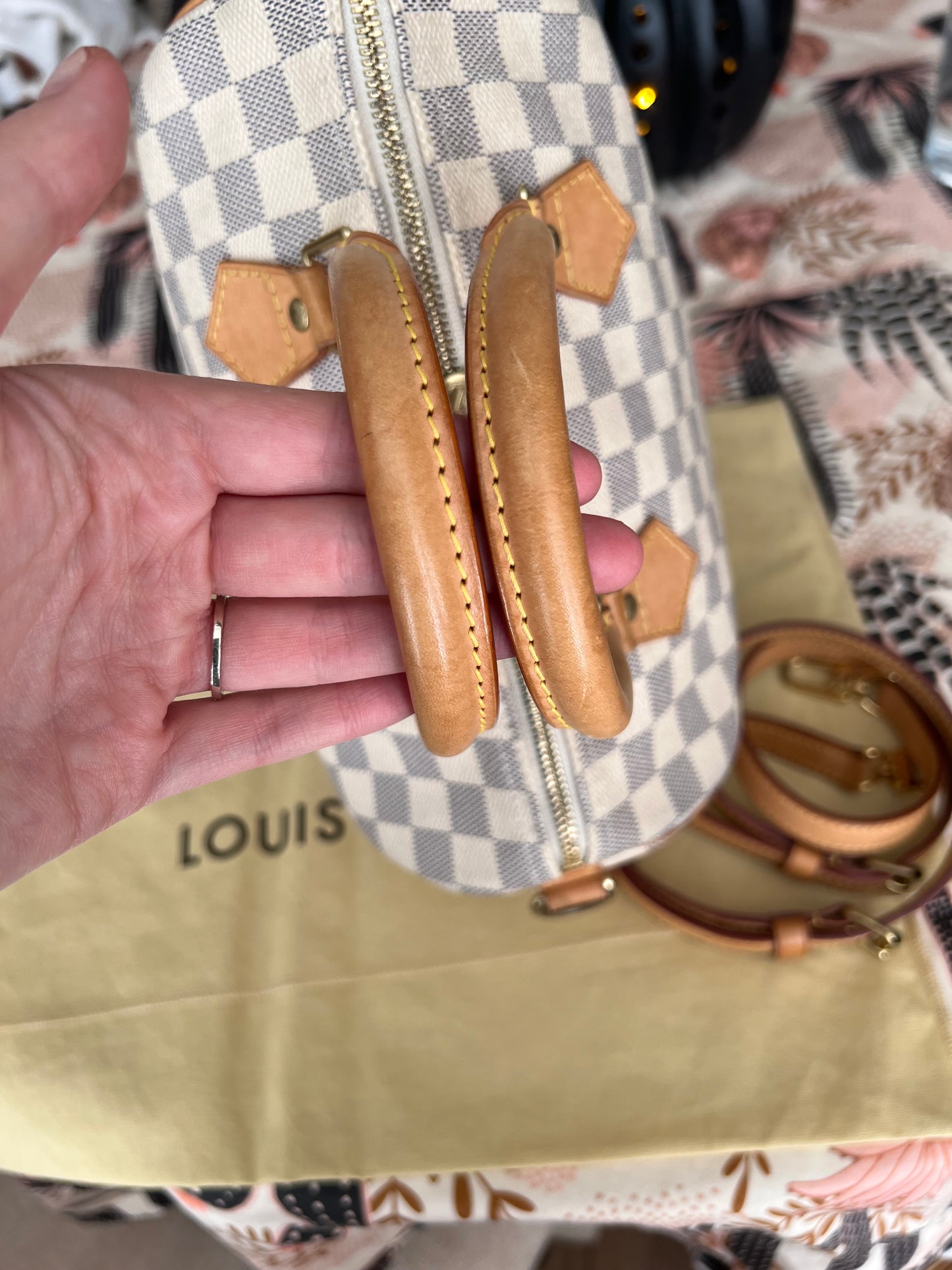 Louis Vuitton Damier Azur speedy 25 bandouliere
