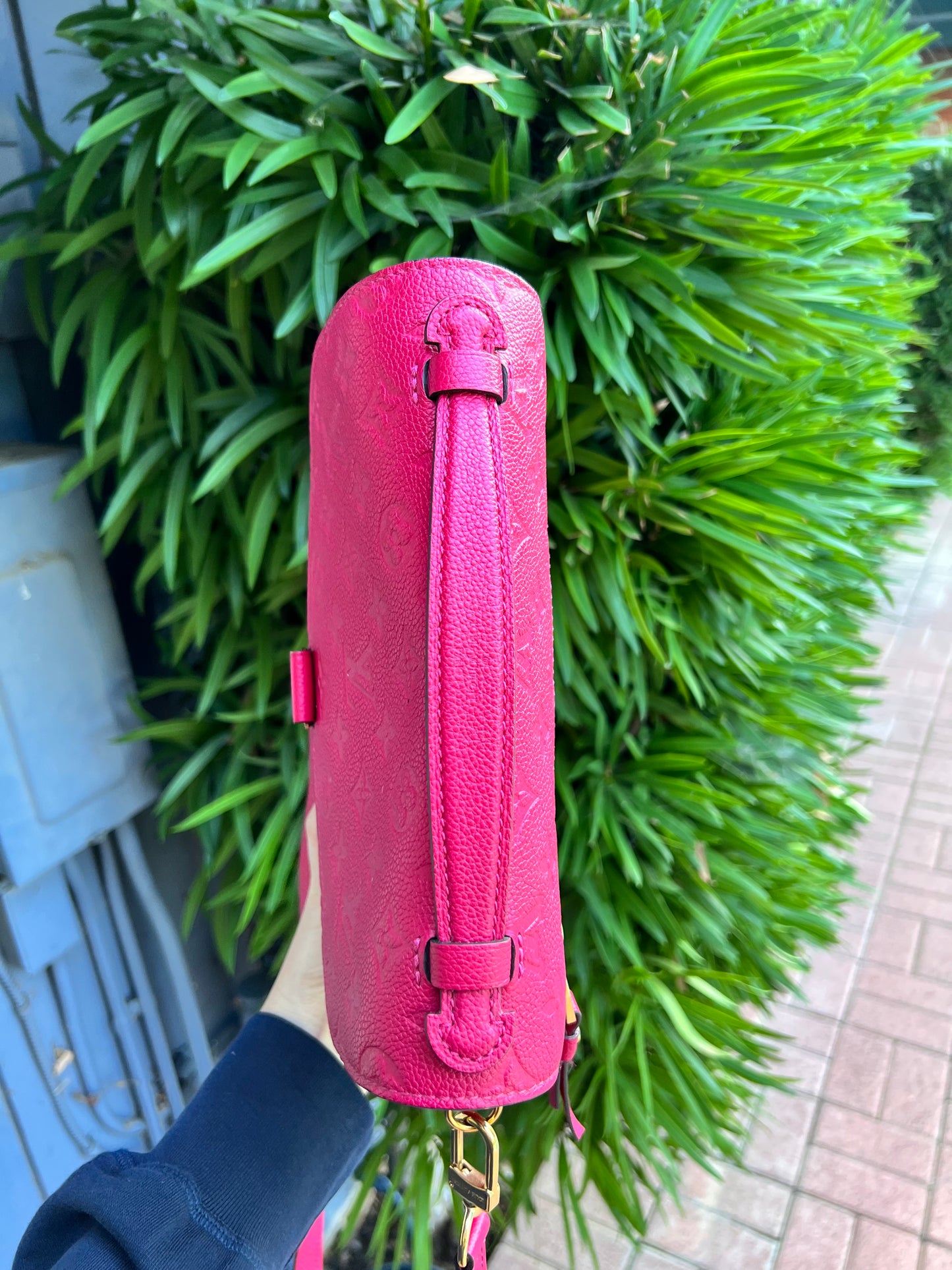 Louis Vuitton freesia empreinte pochette metis bag