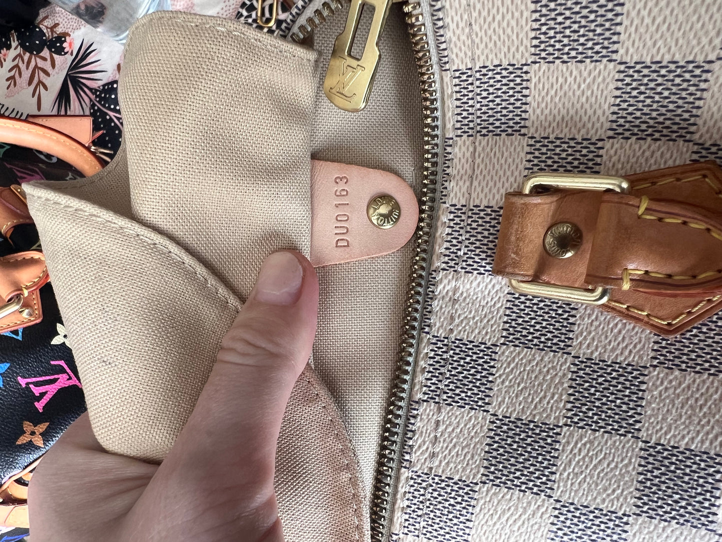Louis Vuitton Damier Azur speedy 25 bandouliere