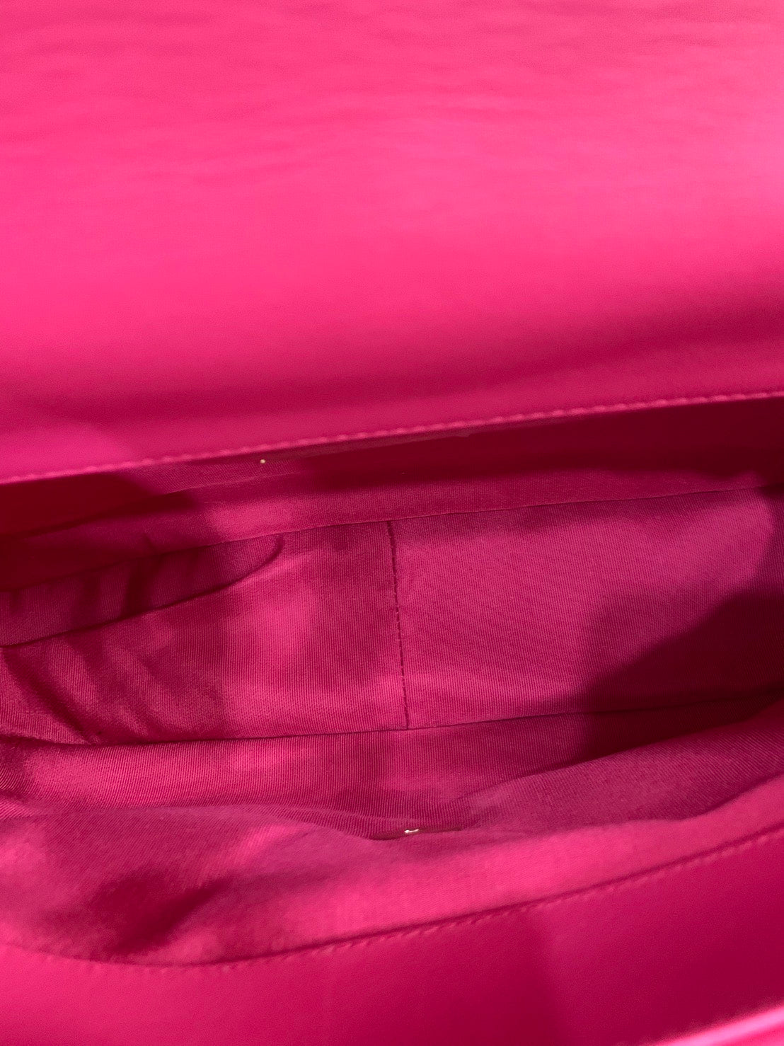 Chanel C19 large hot pink goatskin flap