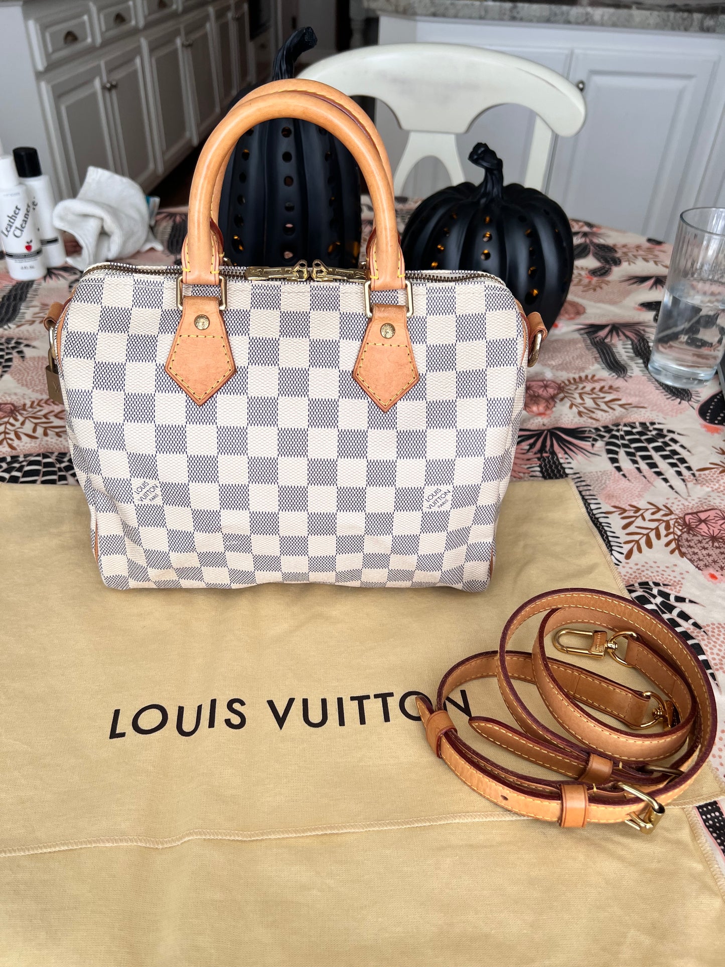 Louis Vuitton Damier Azur speedy 25 bandouliere