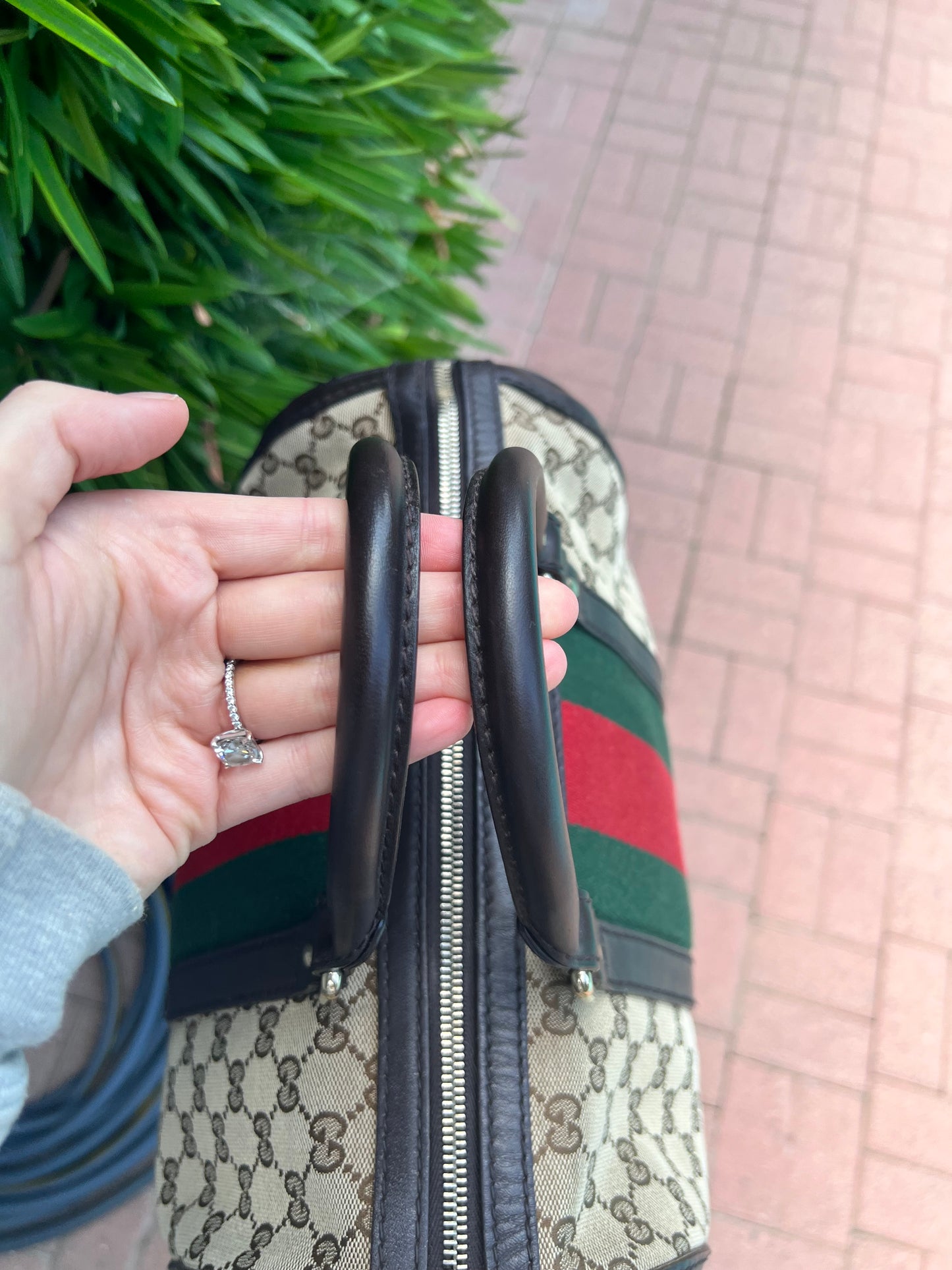 Gucci GG Supreme Boston bag shoulder 2 way tote