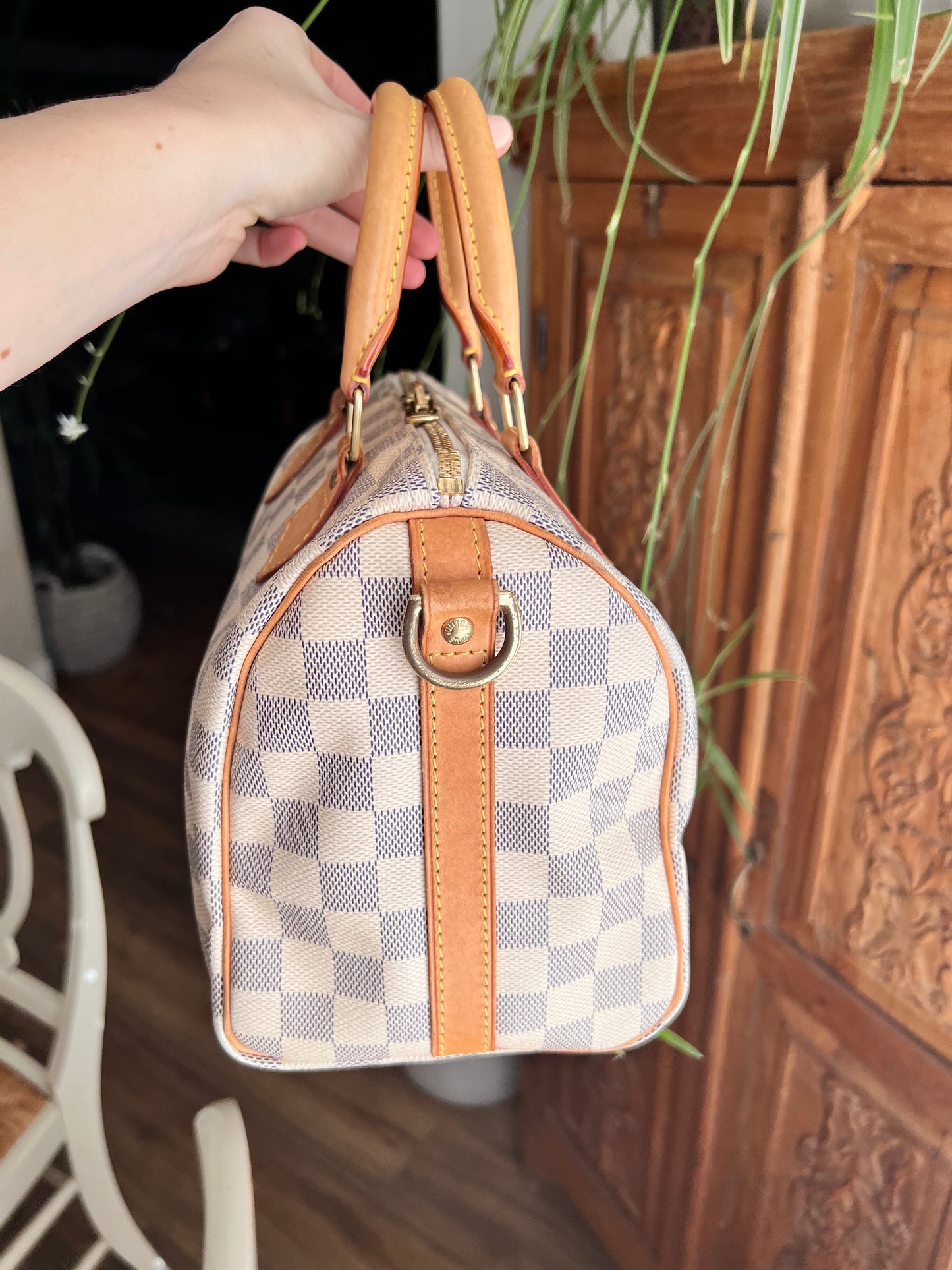 Louis Vuitton Damier Azur speedy 25 bandouliere