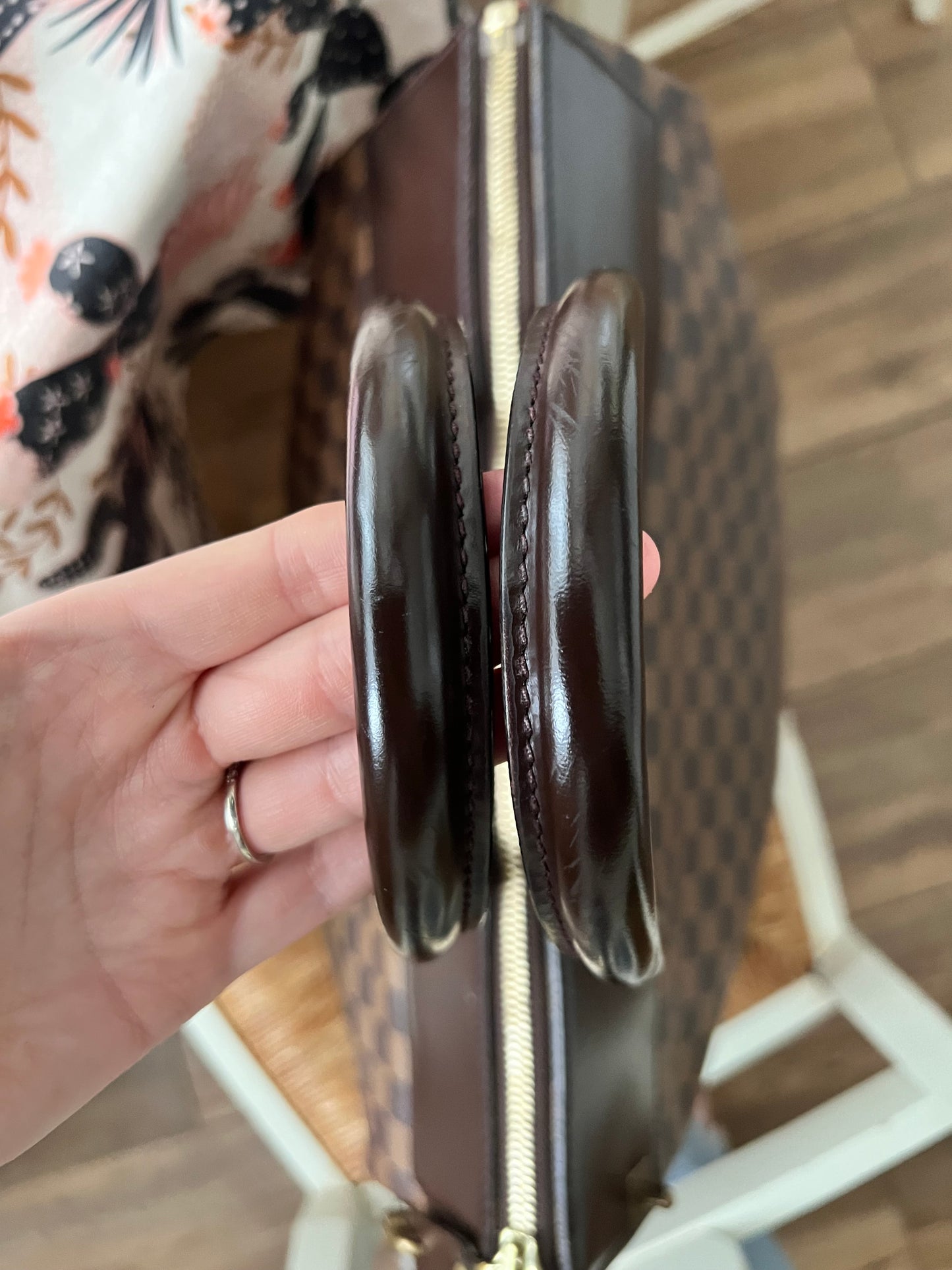 Louis Vuitton Damier Ebene Greenwhich travel weekender bag