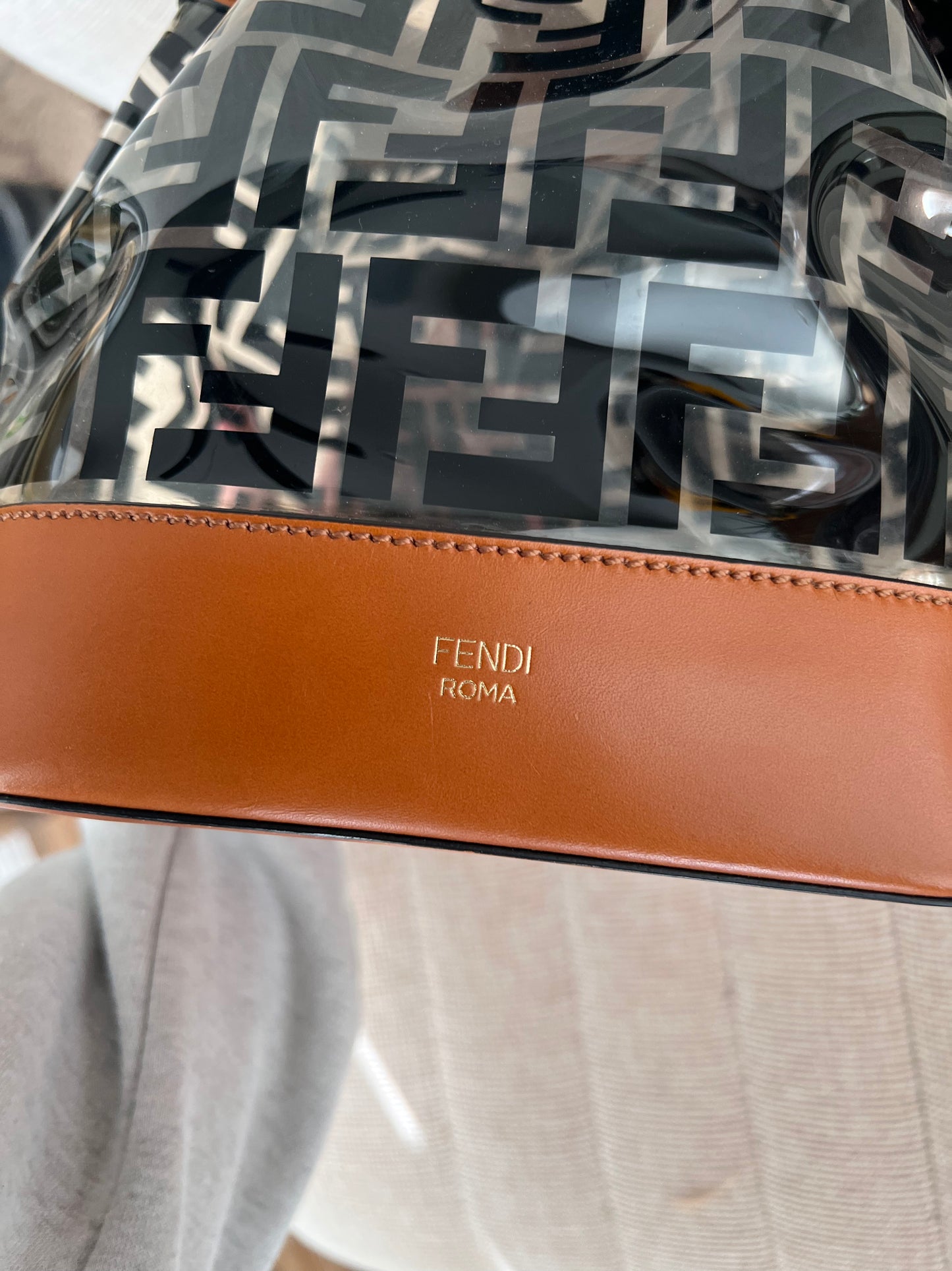 Fendi Zucca mon tresor grande bucket bag