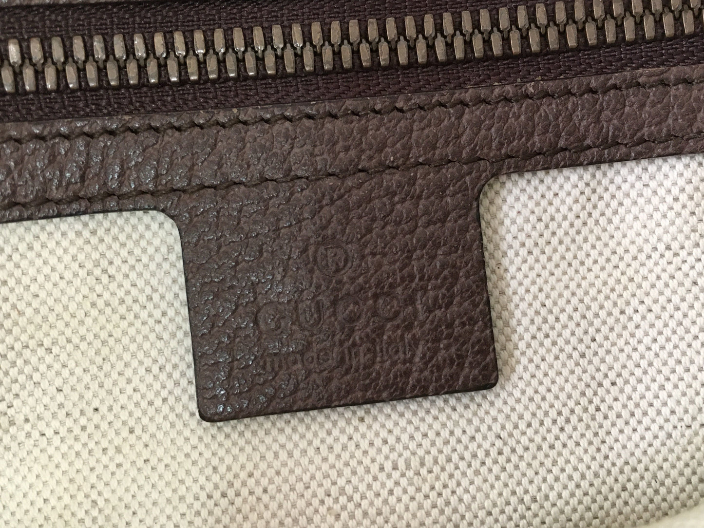 GUCCI Soft GG Supreme Monogram Web Neo Vintage Duffle Bag in Beige