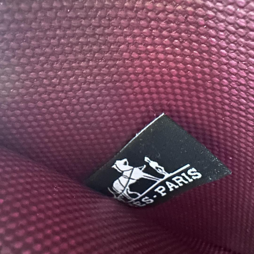 Hermes herbag 31 Rouge Sellier Vache Hunter Coated Toile GHW ST:Z