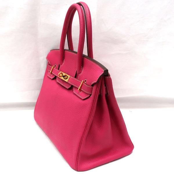 Hermes birkin 30 rose tyrien chèvre GHW special order