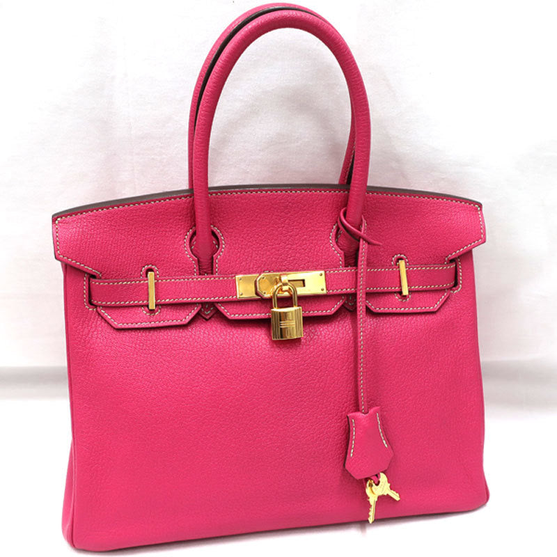 Hermes birkin 30 rose tyrien chèvre GHW special order